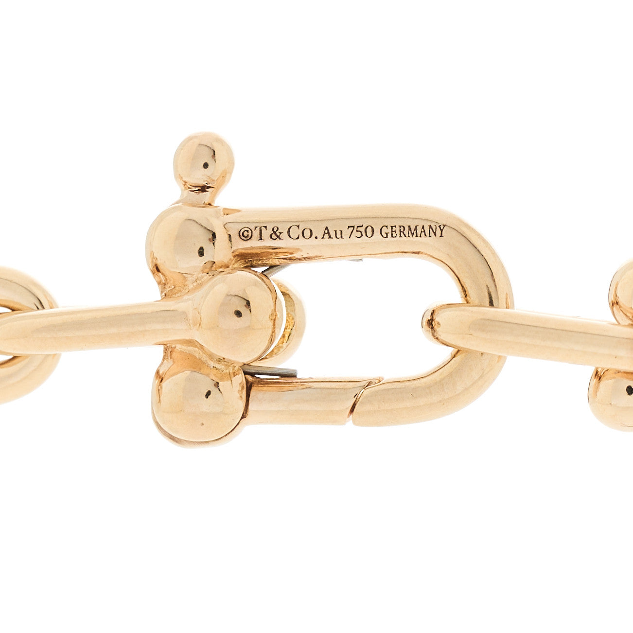 18K Rose Gold Small HardWear Link Necklace — view 4