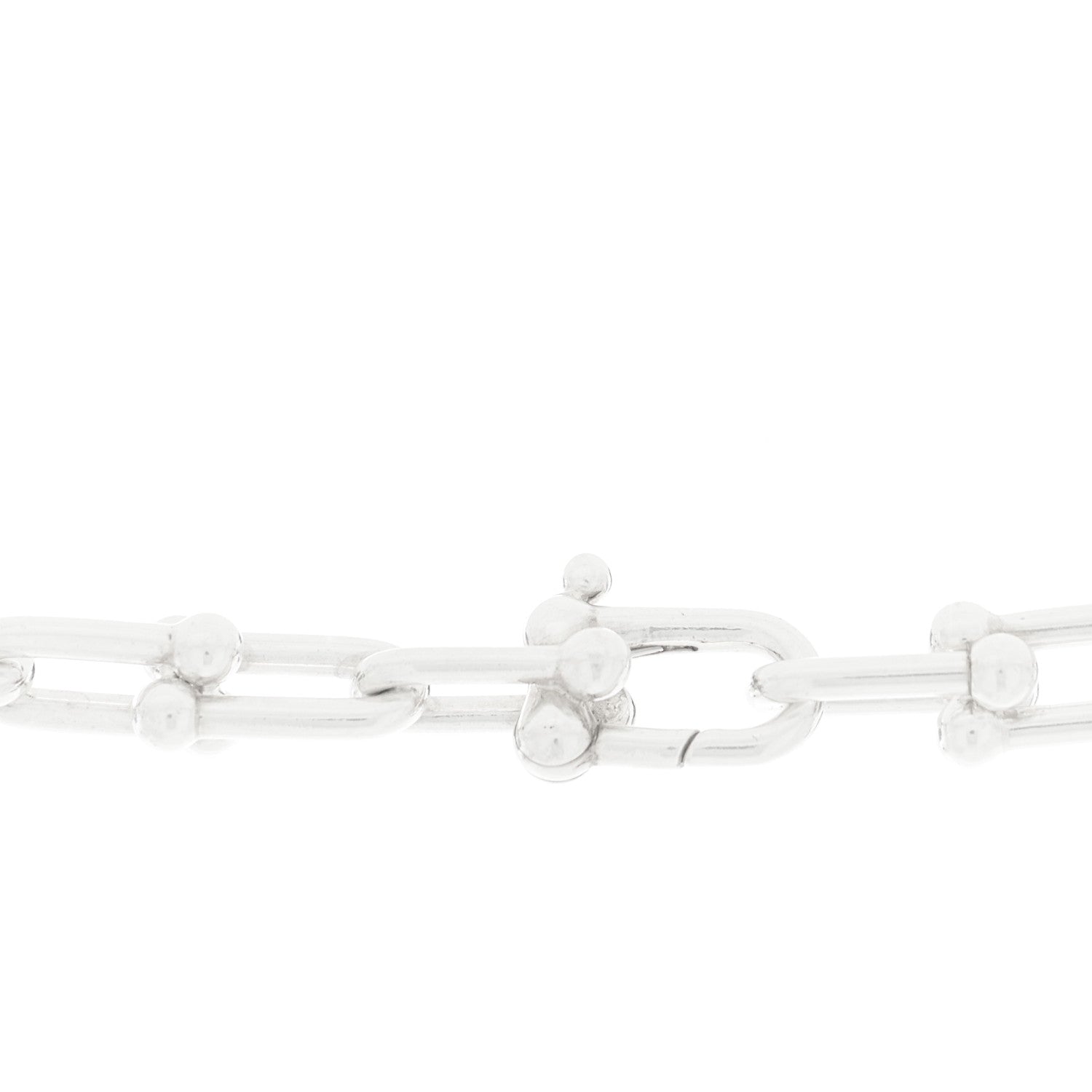 Sterling Silver HardWear Graduated Link Necklace — view 4