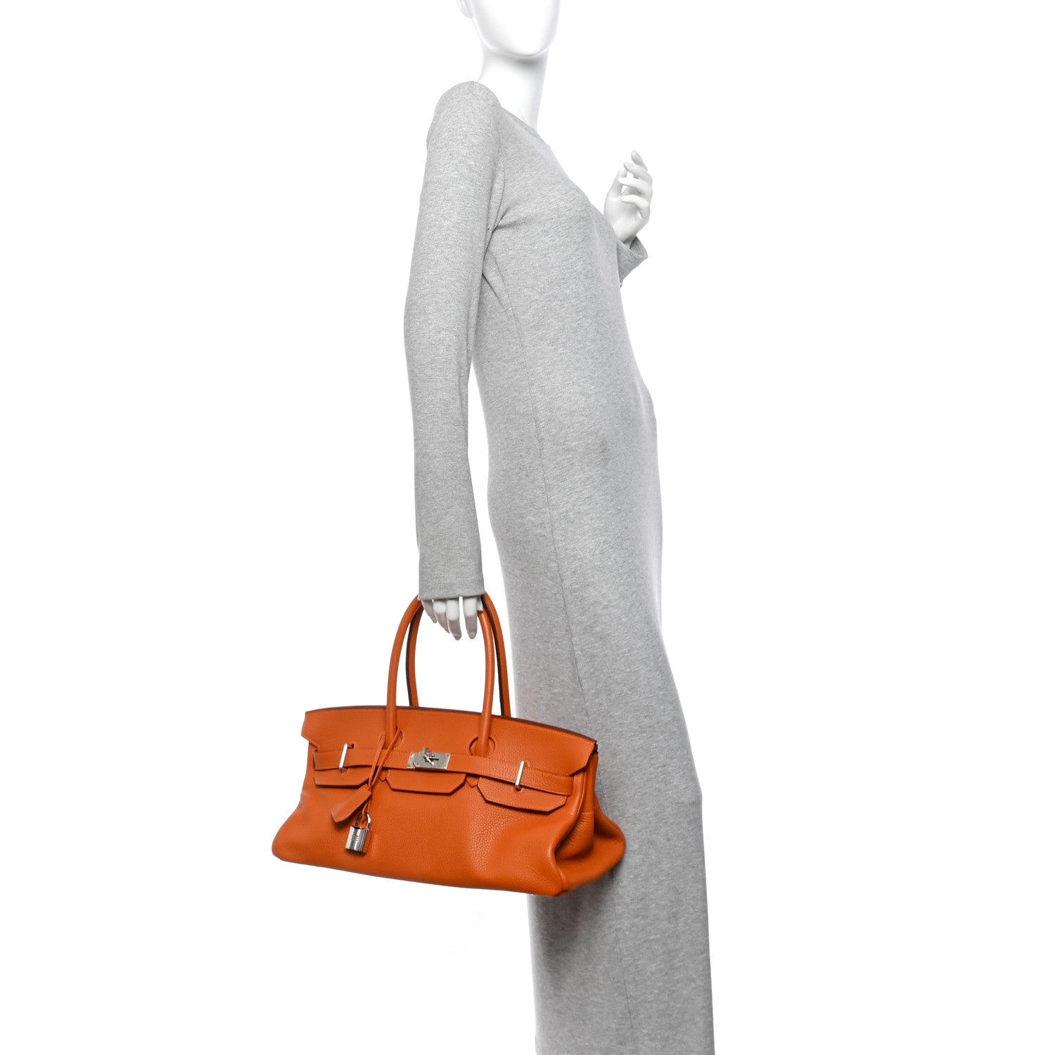 Taurillon Clemence JPG Birkin 42 Orange — view 2