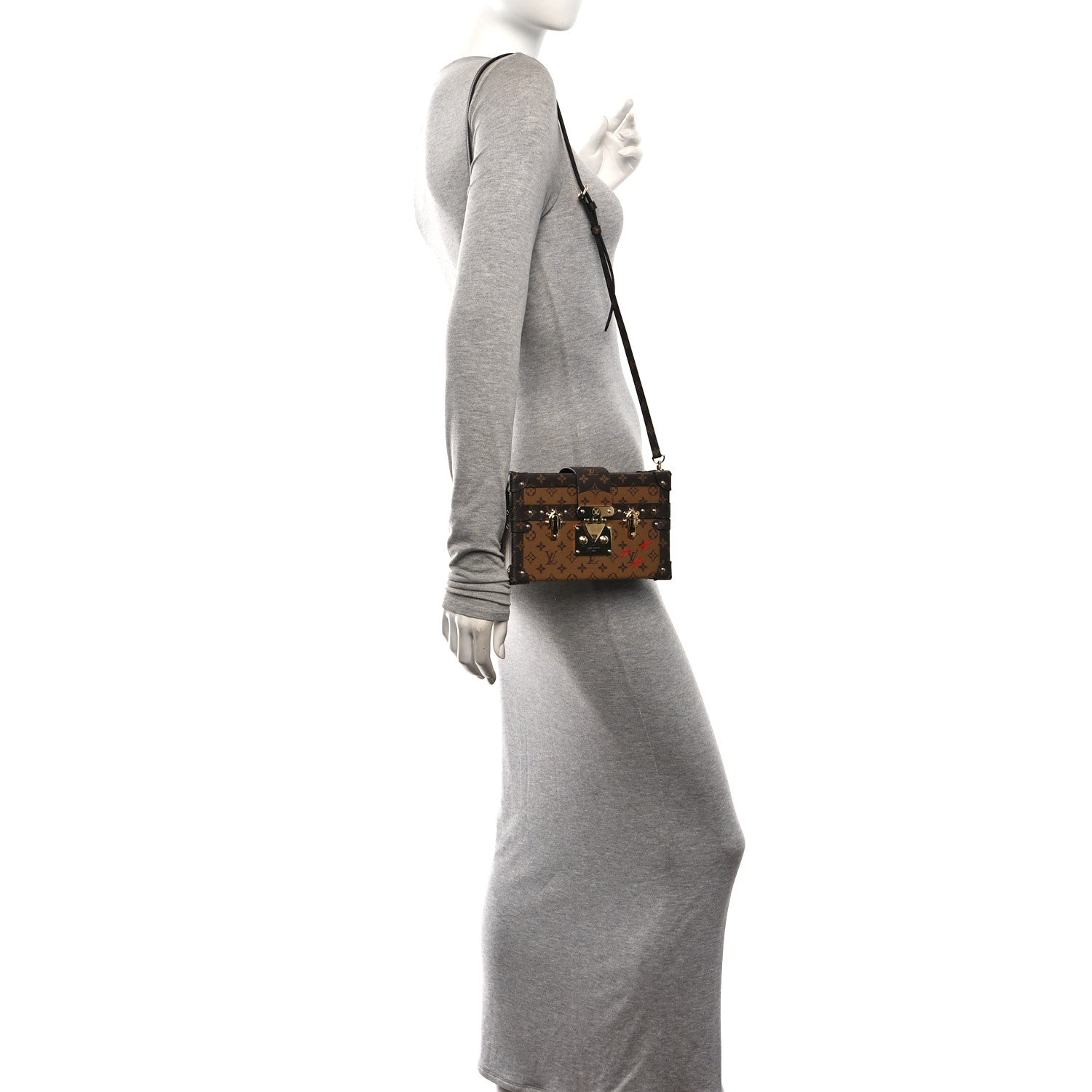 Reverse Monogram Petite Malle — view 2