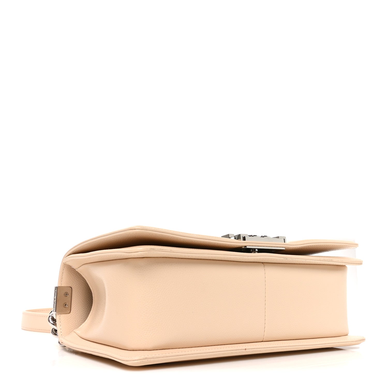 Caviar Quilted Medium Boy Flap Beige — view 4
