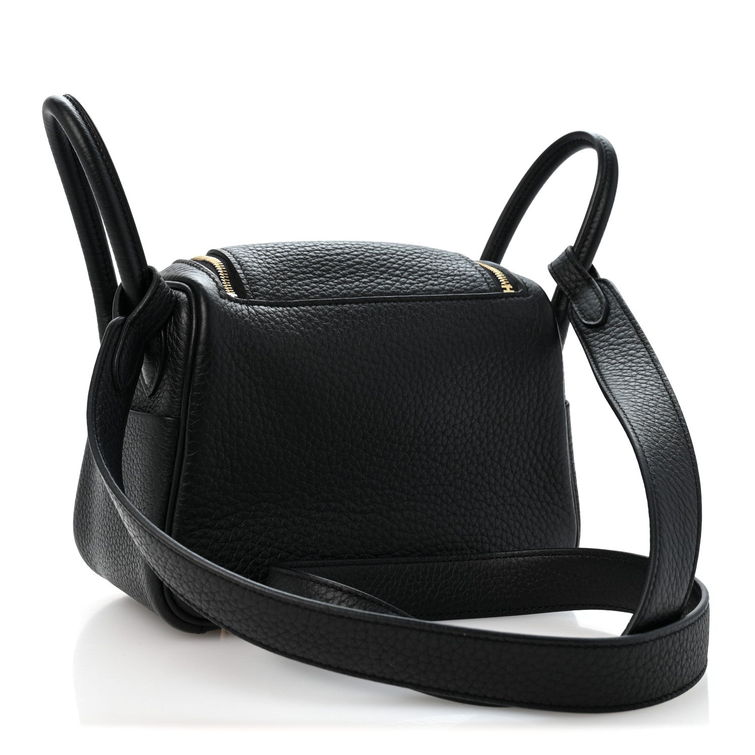 Taurillon Clemence Mini Lindy 20 Black — view 3