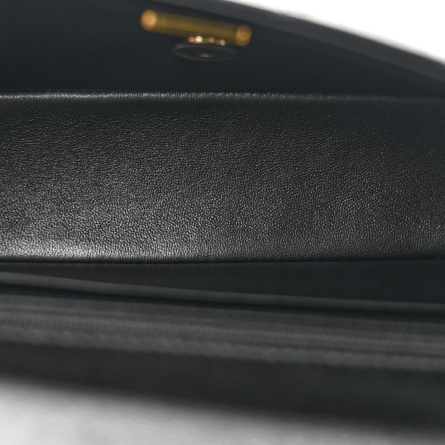 Lambskin Quilted Hollywood Charms Mini Rectangular Flap Black — view 5