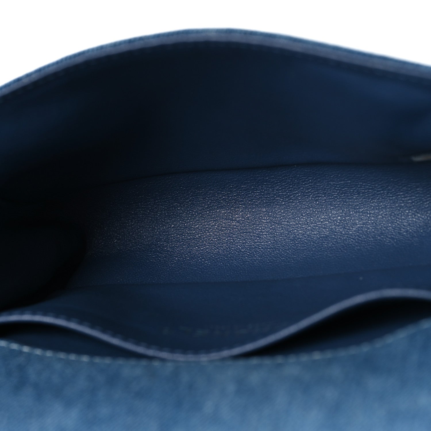 Denim Quilted Small Boy Flap Blue — view 5