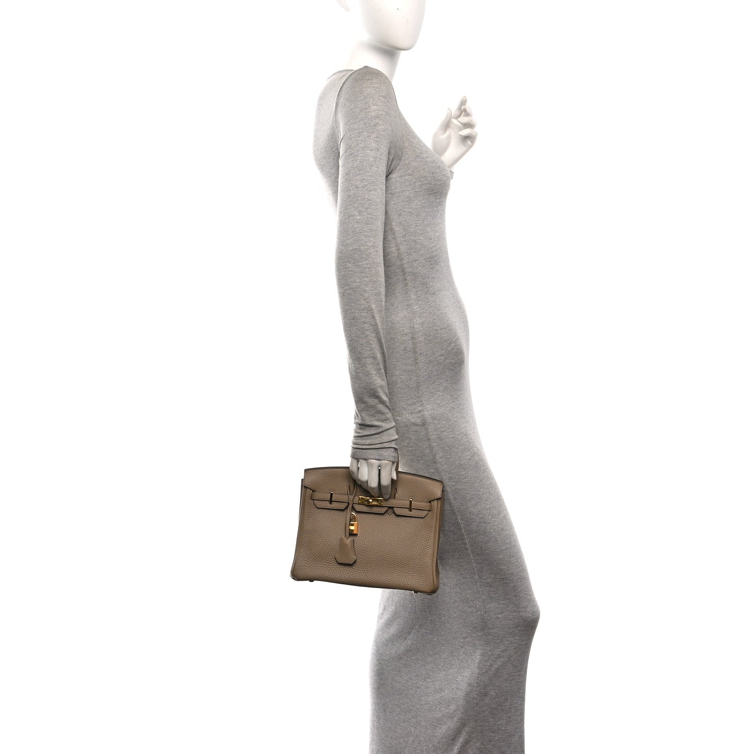 Togo Birkin 25 Beige Marfa — view 3