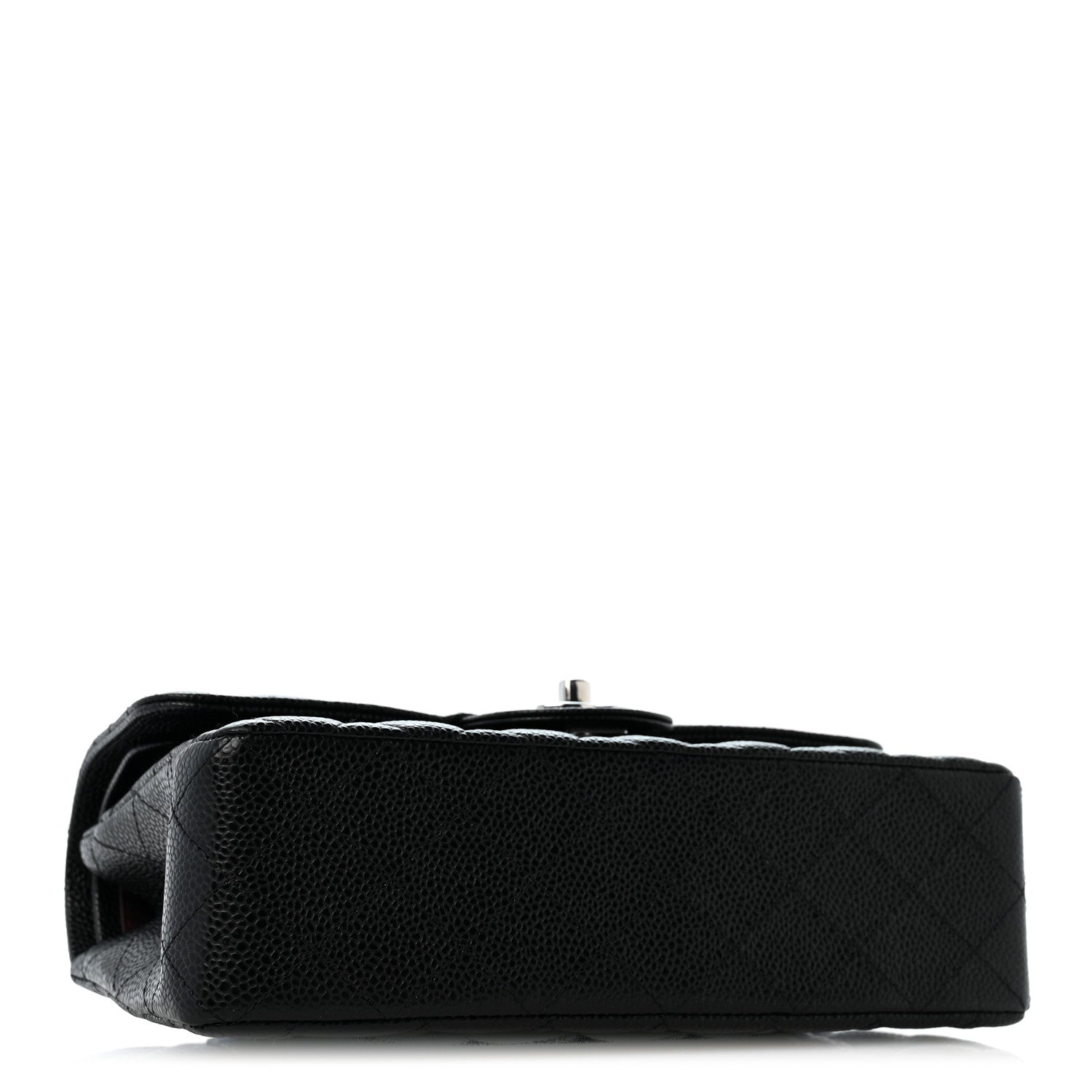 Caviar Quilted Small Double Flap Black — view 4