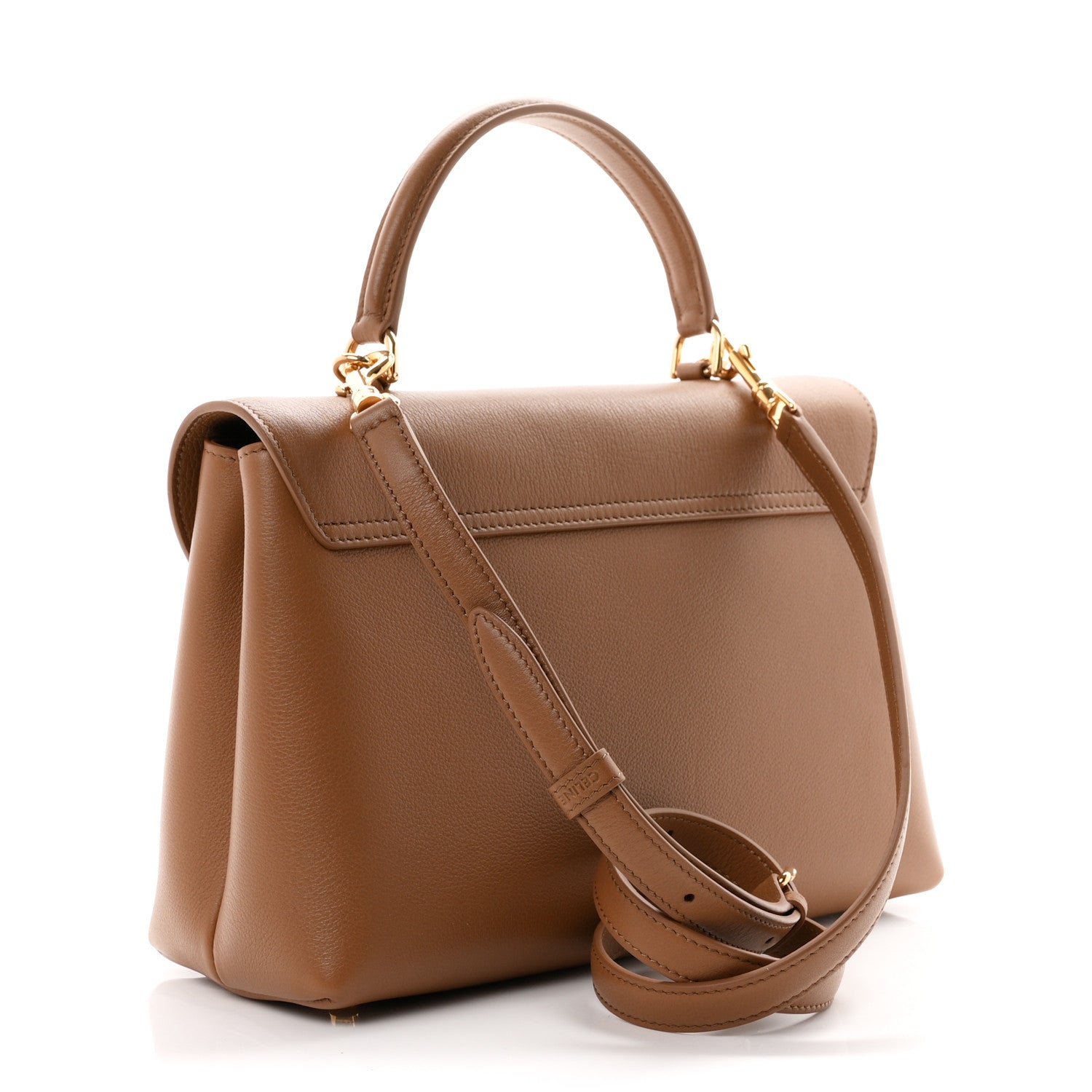 Supple Grained Calfskin Medium Nino Bronze — view 3