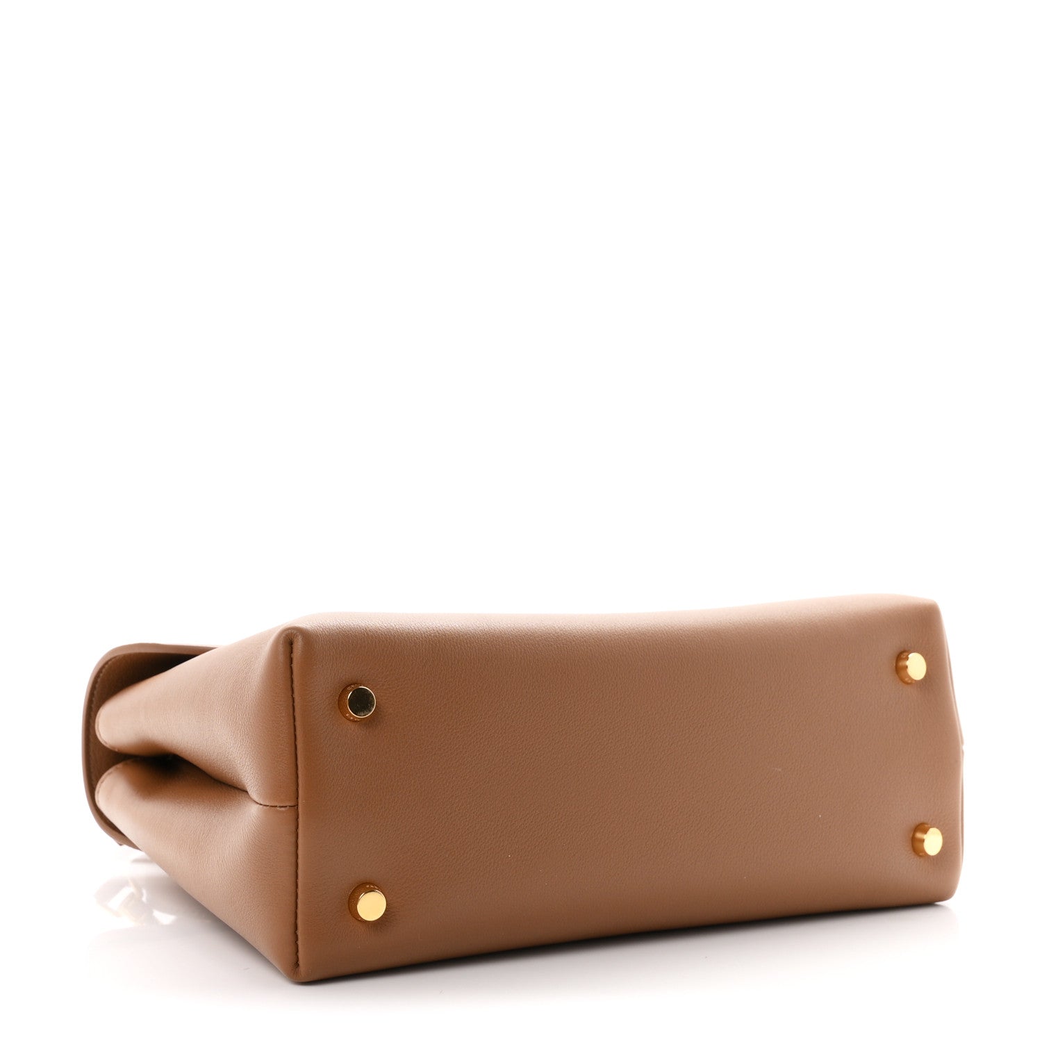 Supple Grained Calfskin Medium Nino Bronze — view 4