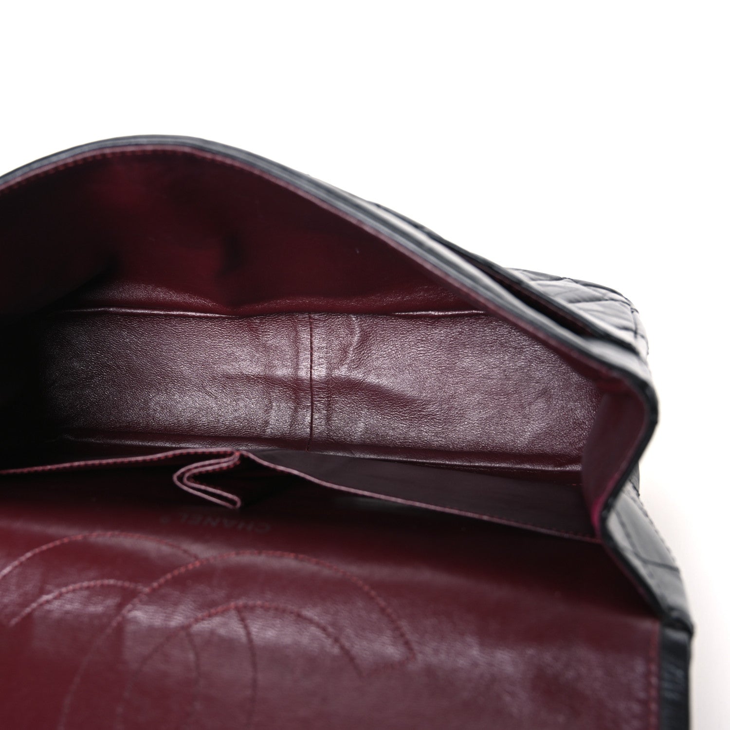 Aged Calfskin Quilted 2.55 Reissue 227 Flap Black — view 5