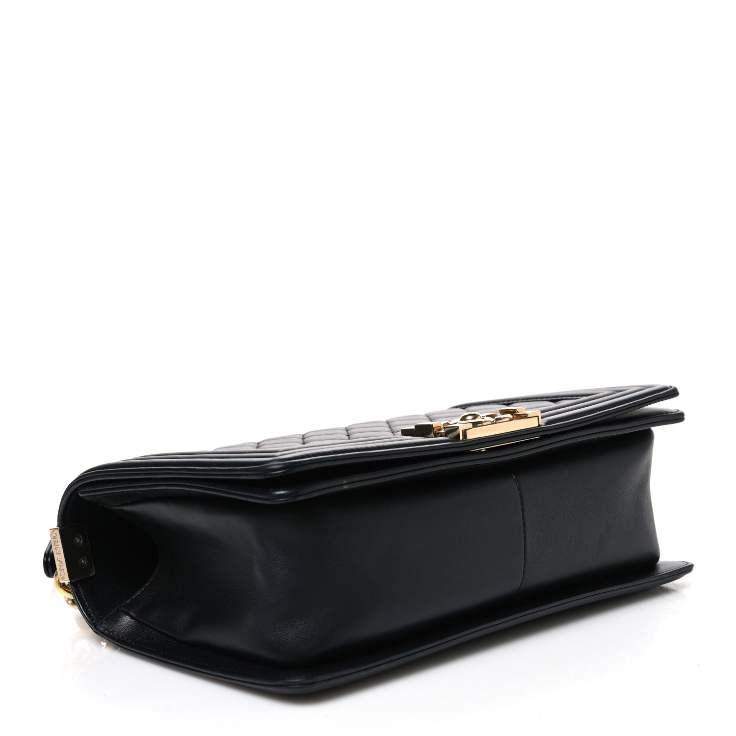 Lambskin Quilted Medium Boy Flap Black — view 4