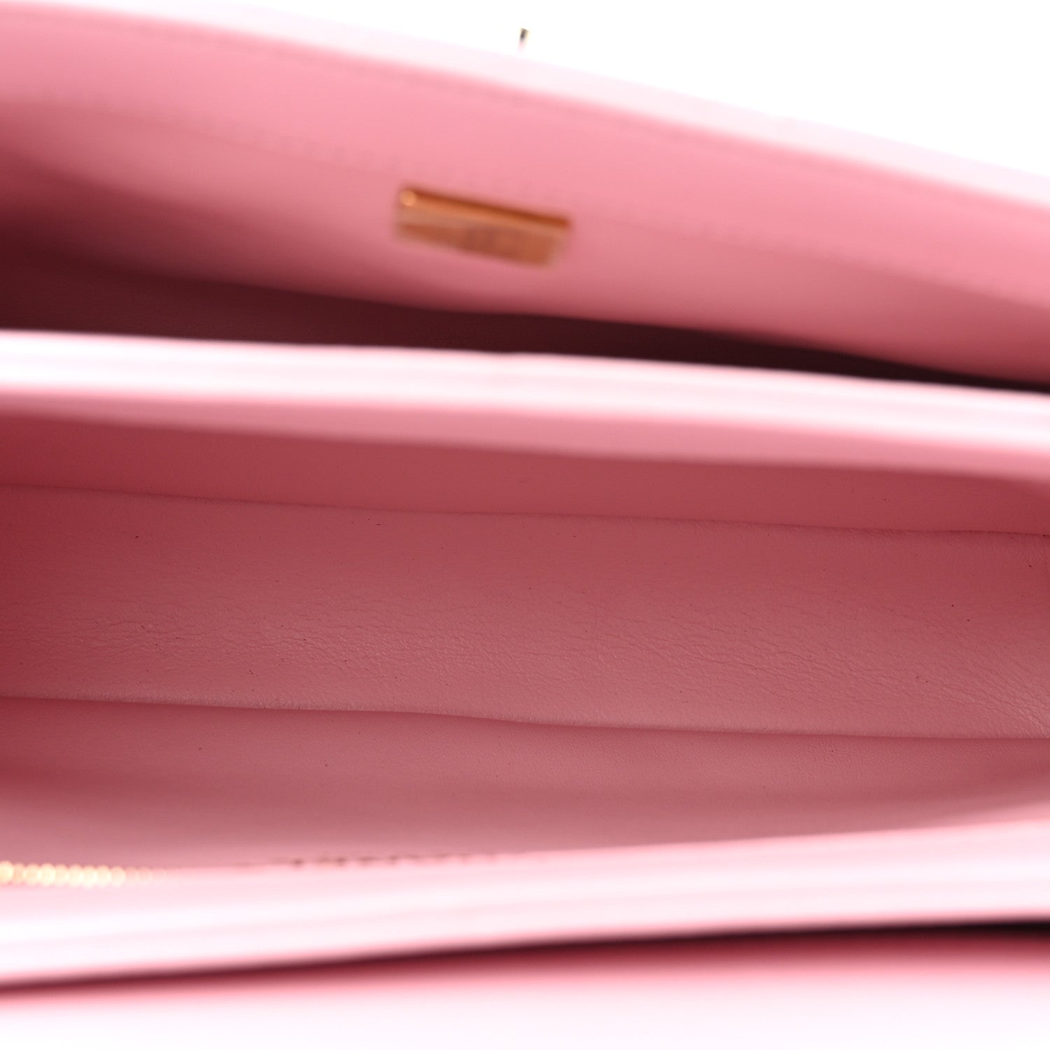 Lambskin Quilted Small Trendy CC Flap Dual Handle Bag Light Pink — view 5