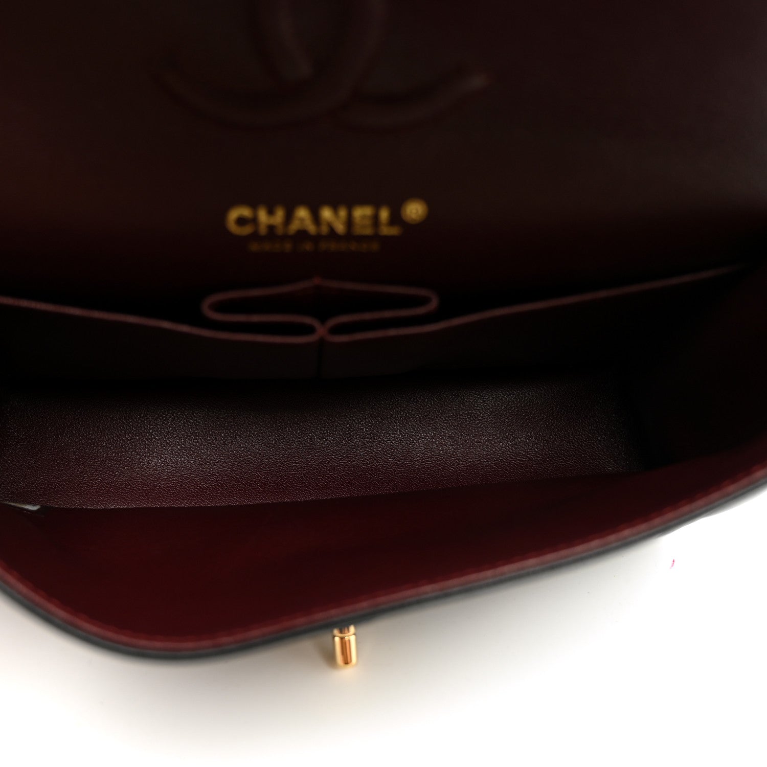 Lambskin Quilted Small Double Flap Black — view 5