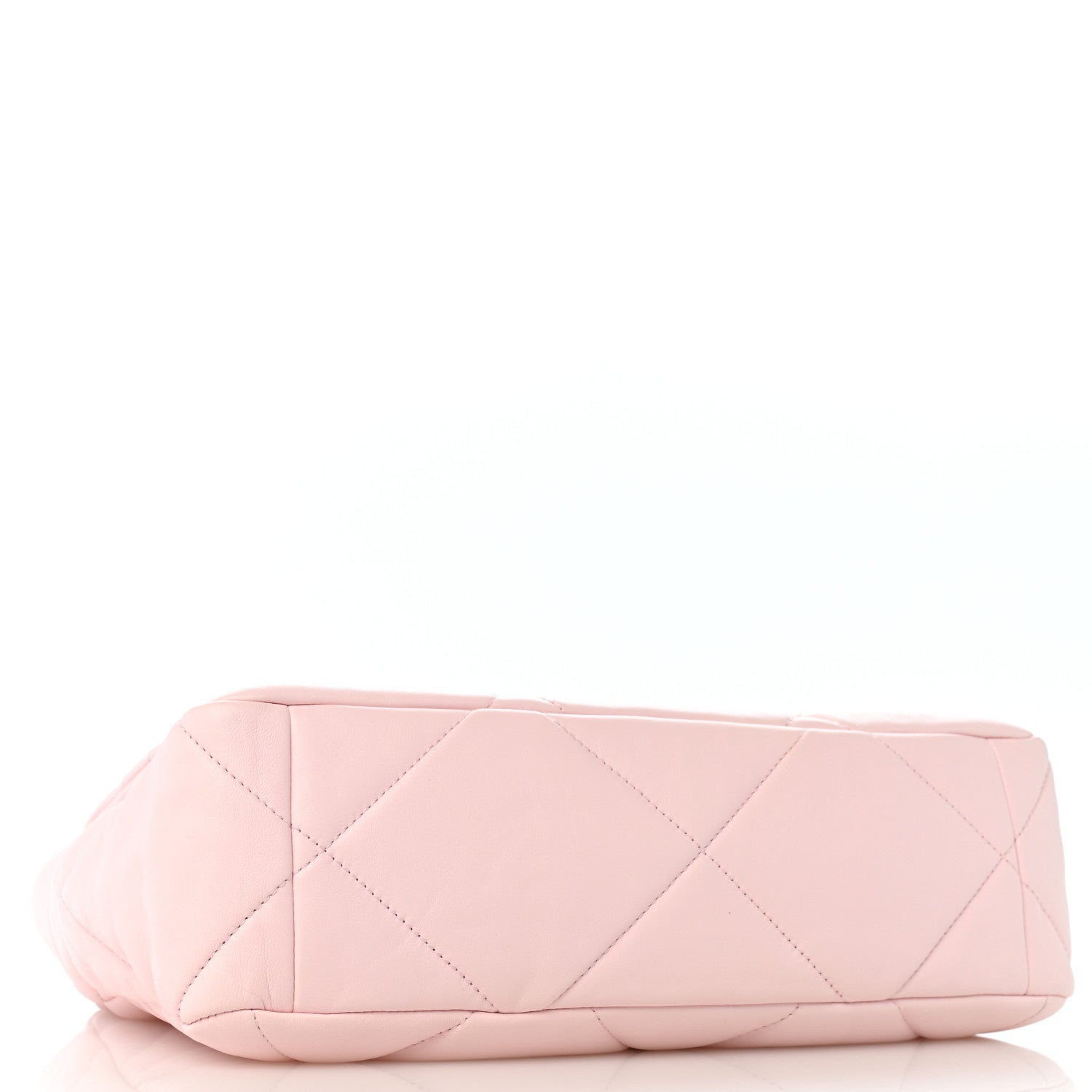 Lambskin Quilted Large Chanel 19 Flap Light Pink — view 4