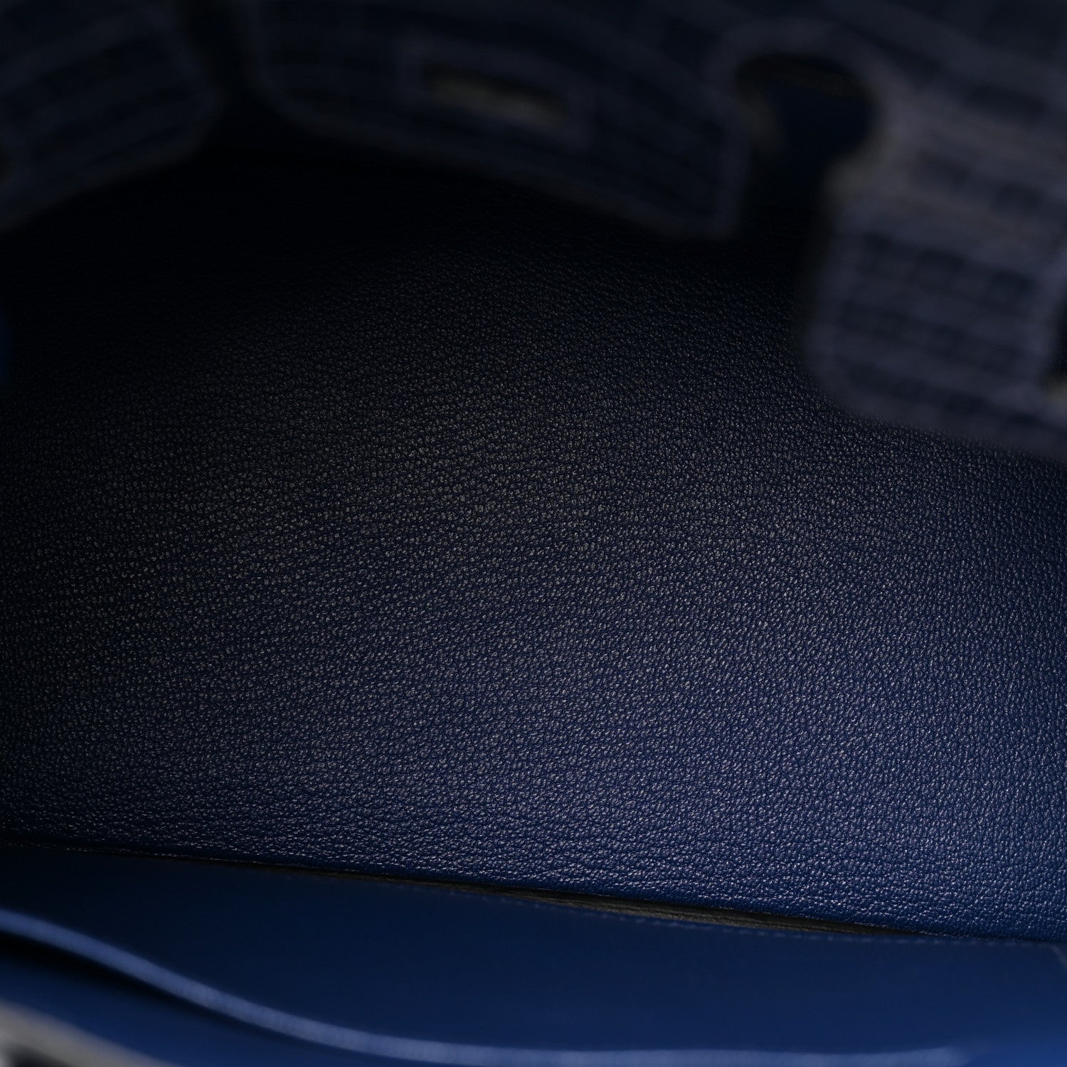 Taurillon Novillo Matte Alligator Birkin Touch 25 Bleu Saphir Marine — view 5