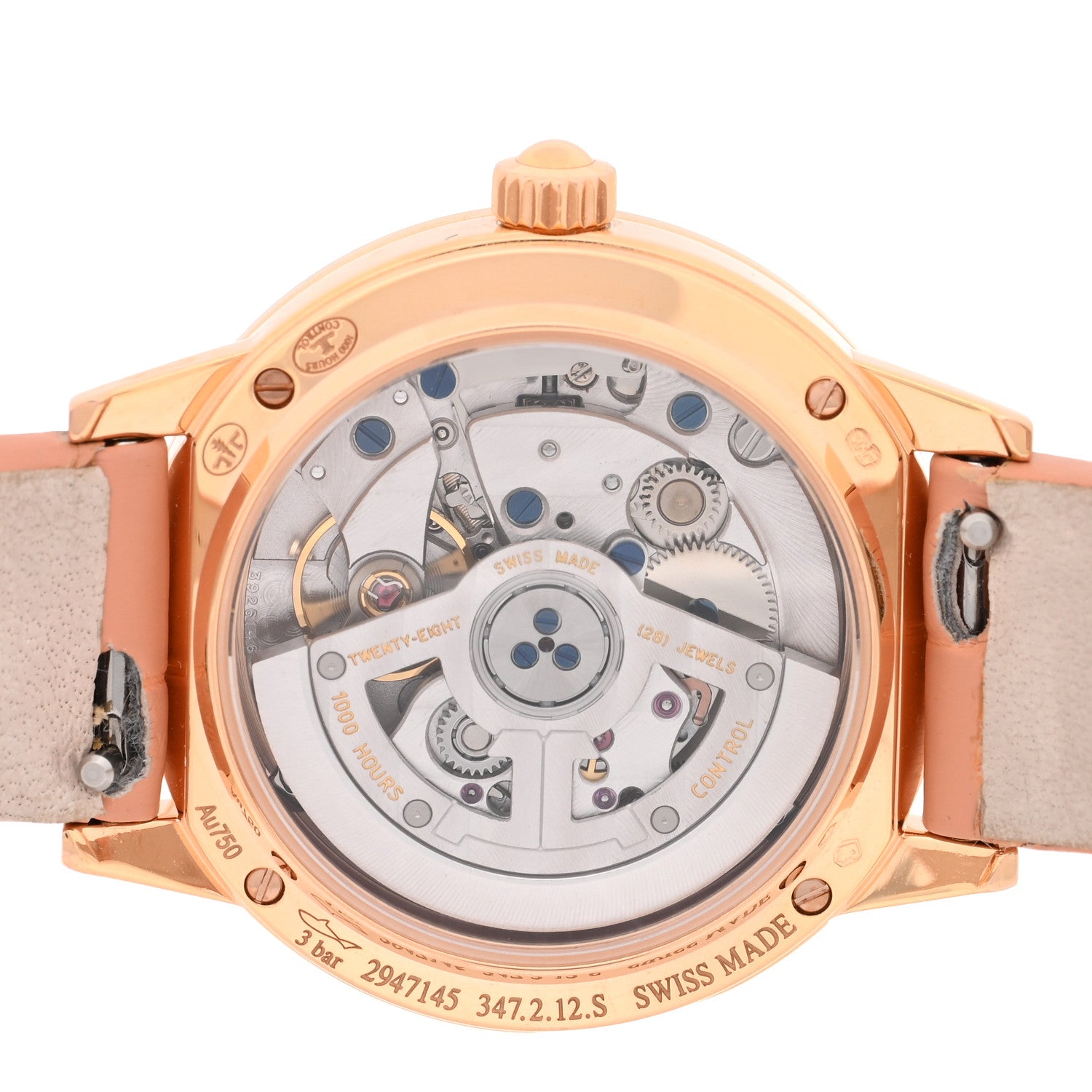 18K Red Gold Alligator Diamond Bezel 27.5mm Rendez-Vous Automatic Watch Silver Q3512520 — view 4