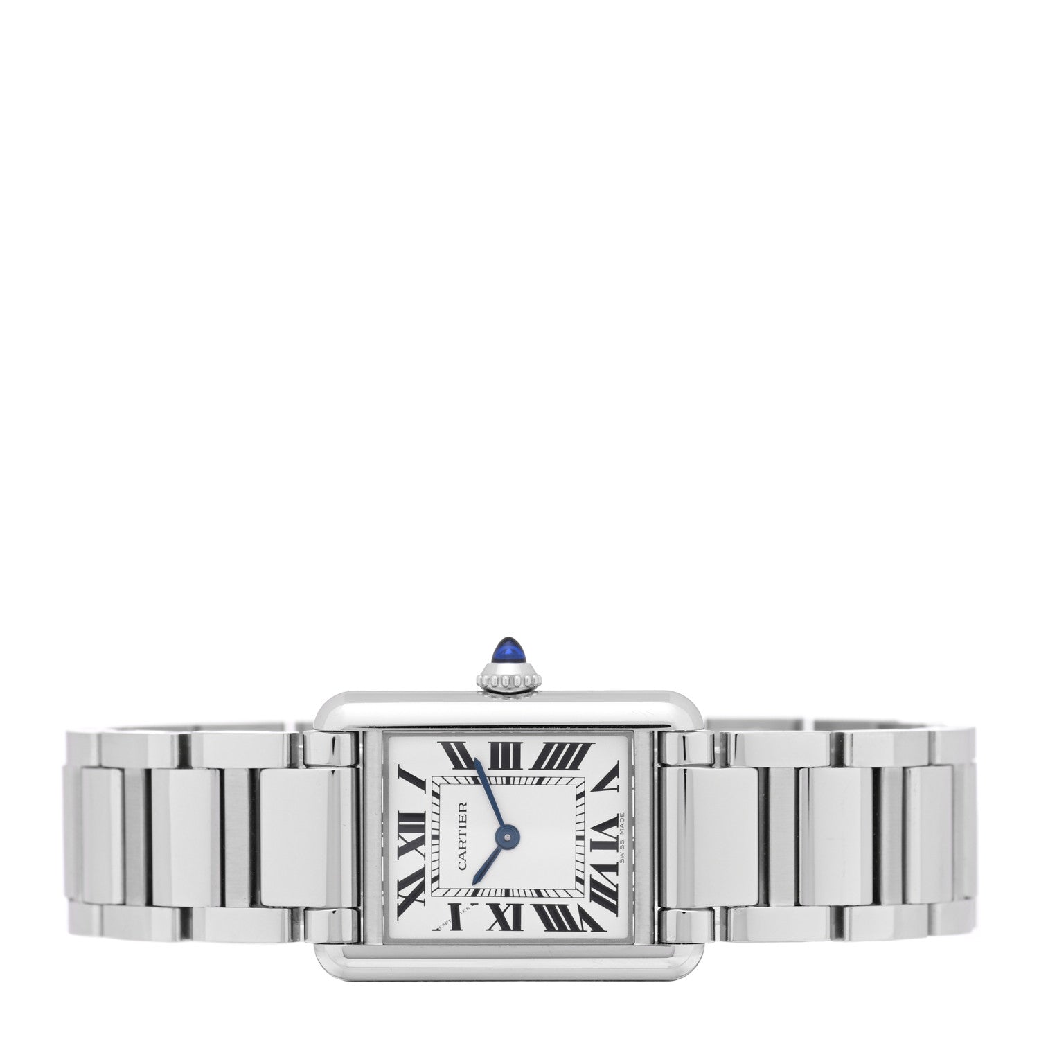 Stainless Steel 22mm Tank Must Quartz Watch — view 2
