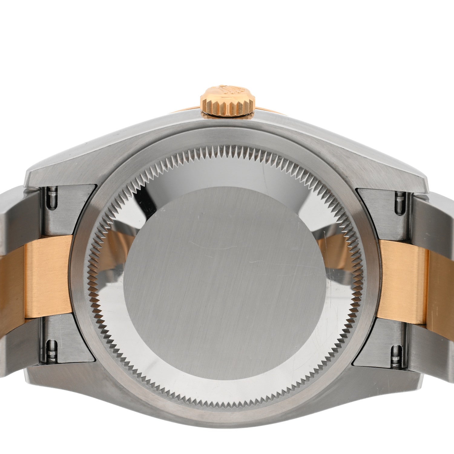 Stainless Steel 18K Yellow Gold Diamond Mother of Pearl 36mm Oyster Perpetual Datejust Watch 126233 — view 4