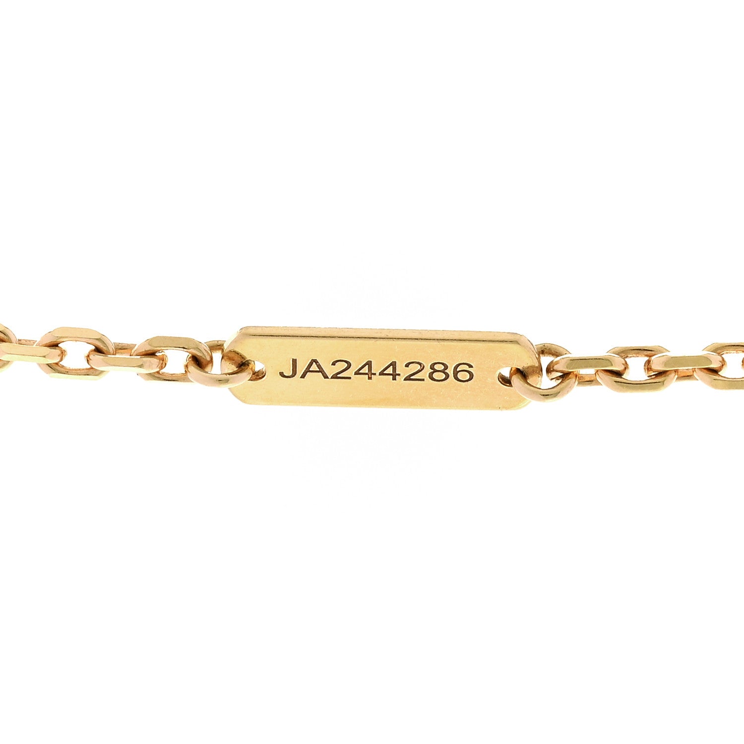 18K Yellow Gold Mother of Pearl Magic Alhambra Long Necklace — view 5