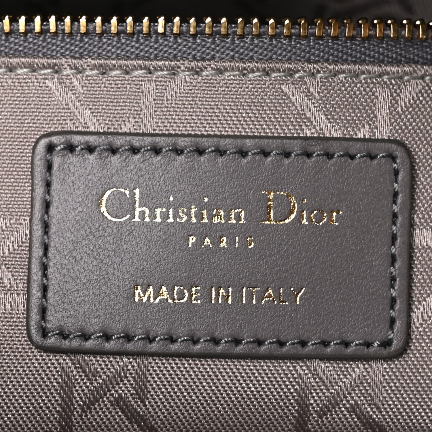 Lambskin Cannage Small My ABCDior Lady Dior Grey — view 5