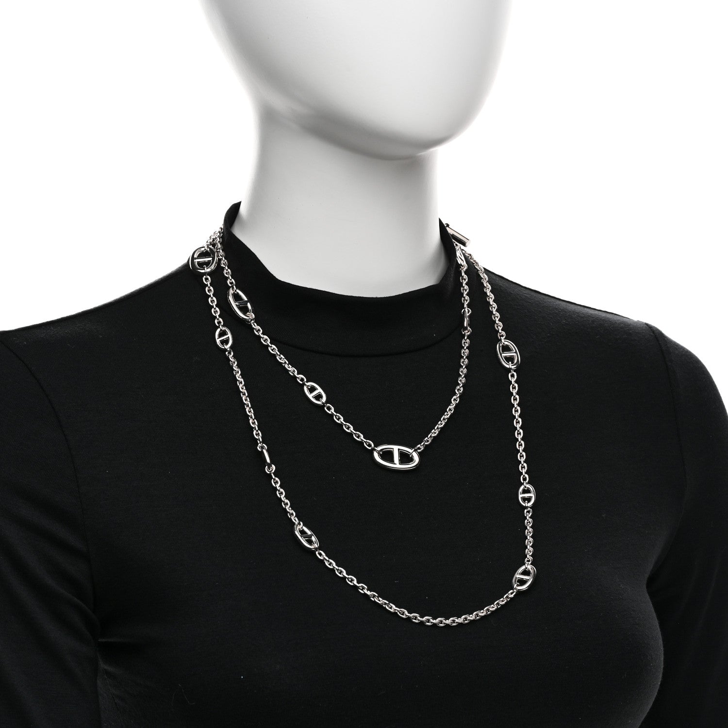 Sterling Silver Farandole Necklace 120 — view 2