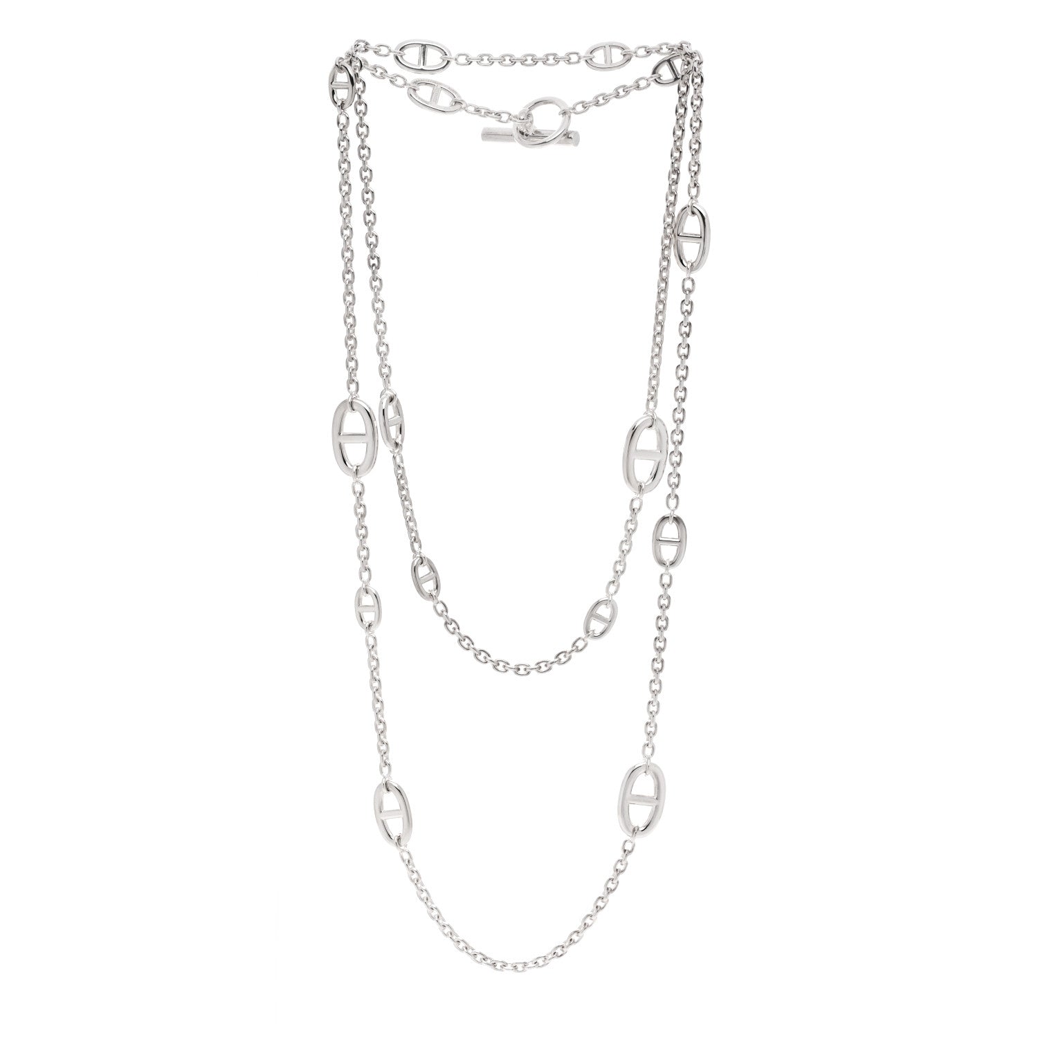 Sterling Silver Farandole Necklace 120 — view 3