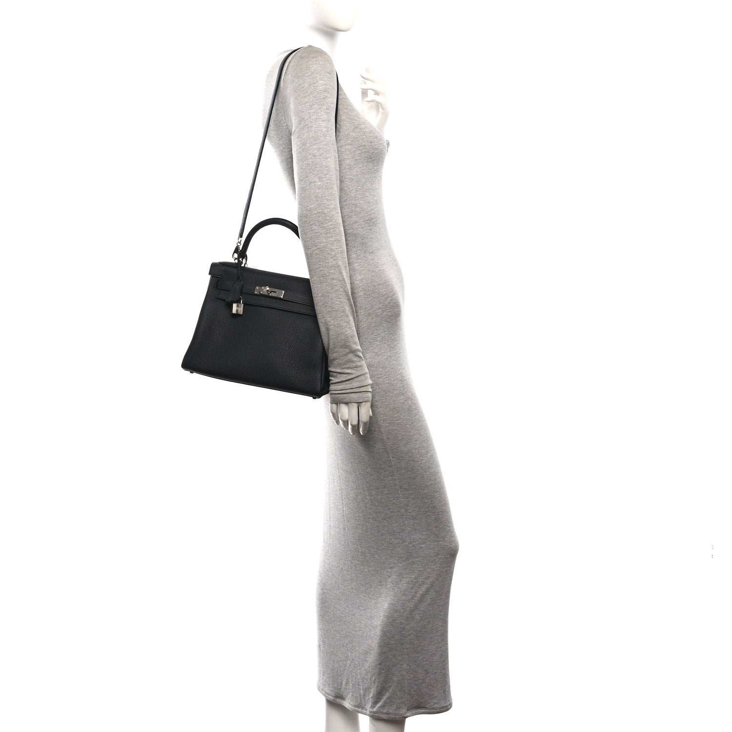 Togo Kelly Retourne 28 Black — view 3