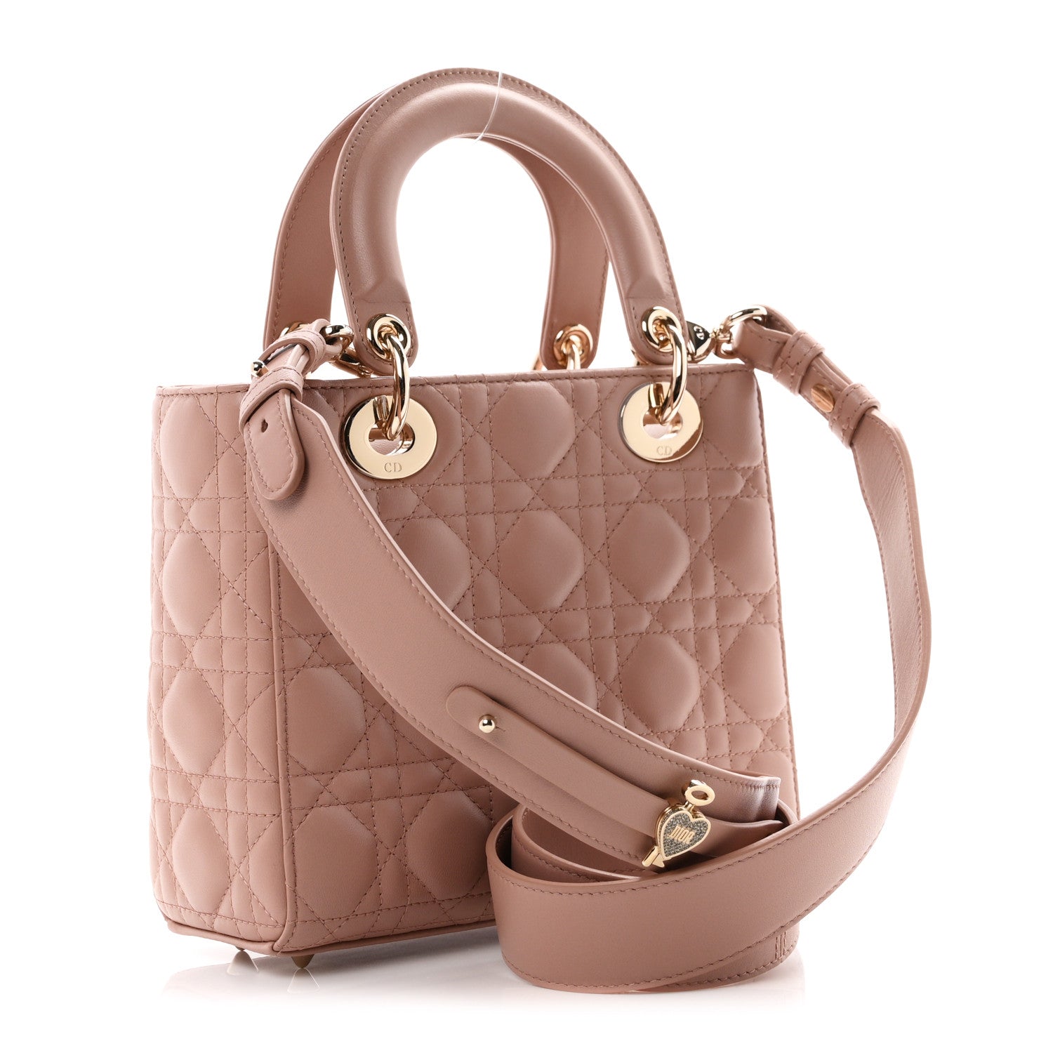 Lambskin Cannage Small My ABCDior Lady Dior Fard — view 3