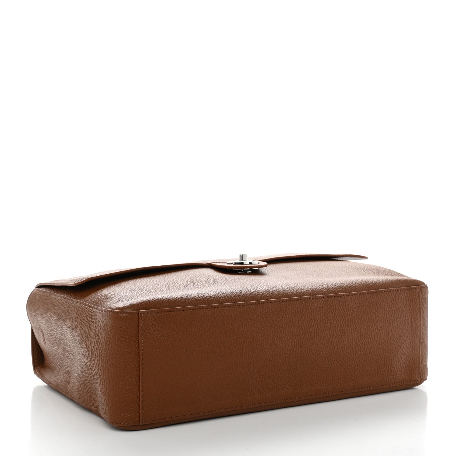 Grained Calfskin Souplissimo Maxi Flap Camel — view 4