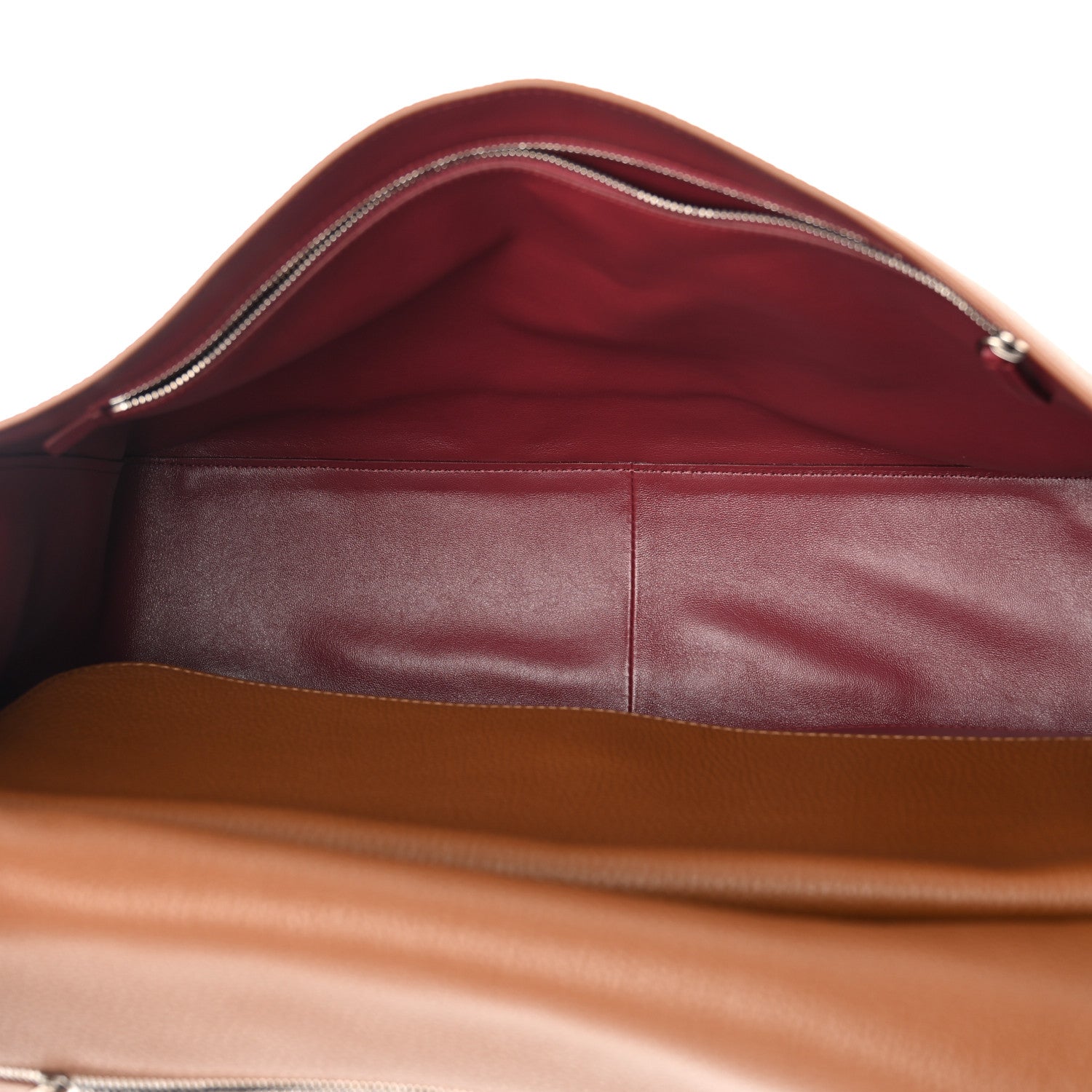 Grained Calfskin Souplissimo Maxi Flap Camel — view 5