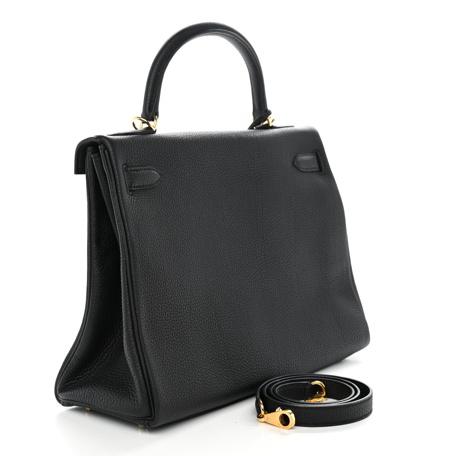 Togo Kelly Retourne 32 Black — view 3