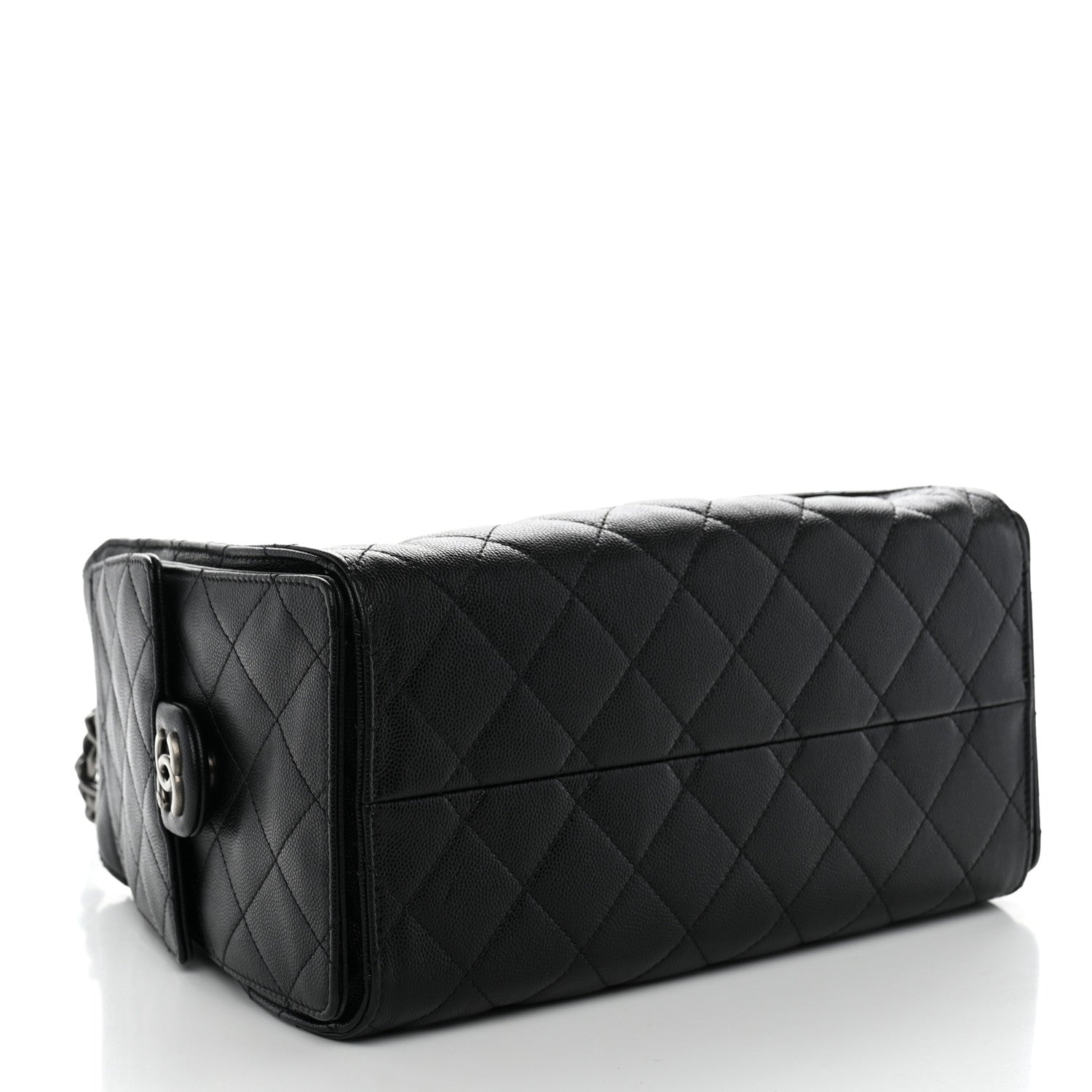 Caviar Quilted Small Chanel 25 Handbag Black — view 4