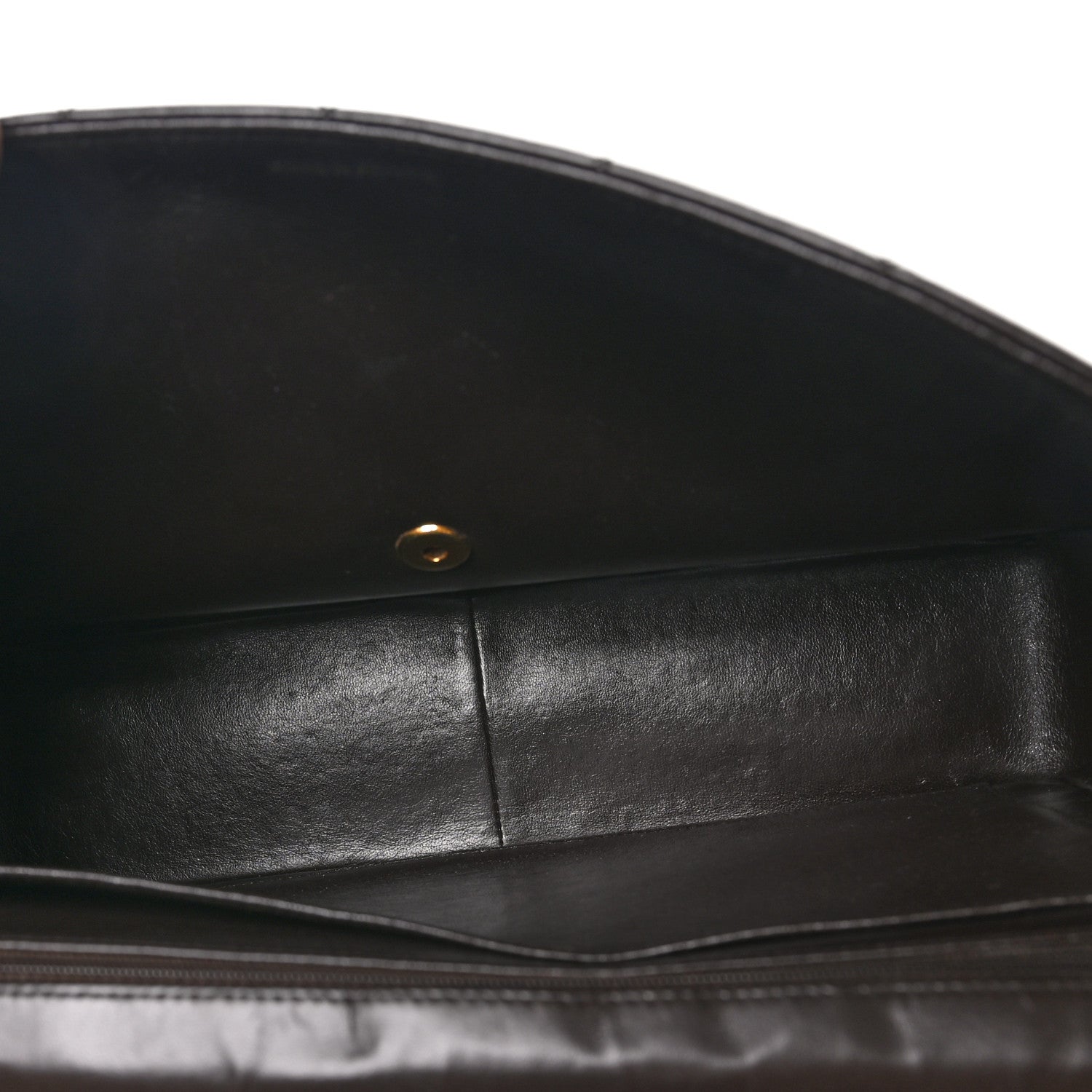 Lambskin Quilted CC Maxi Jumbo Single Flap Brown — view 5