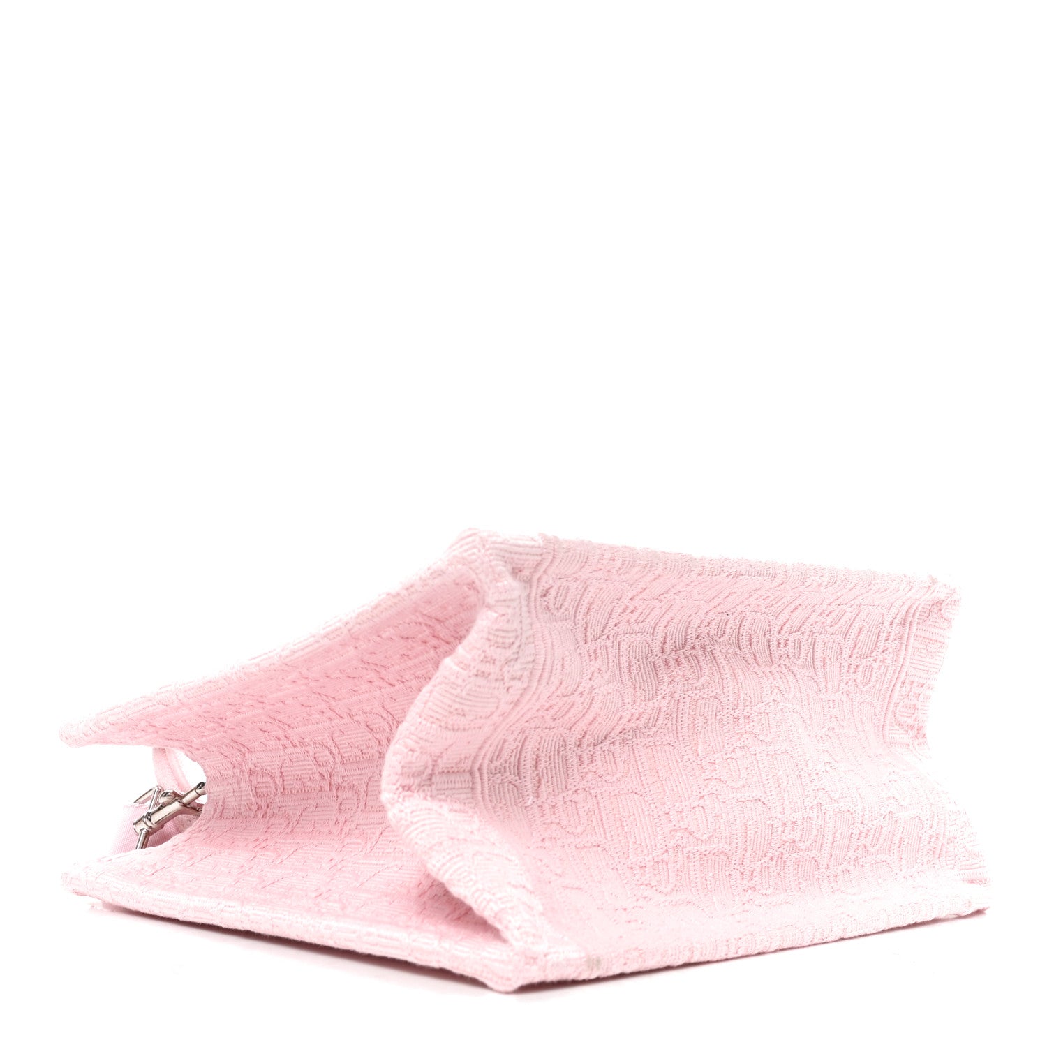 Cotton Toile De Jouy Oblique Embroidered Dior Medaillon Small Book Tote With Strap Soupir Pink White — view 4