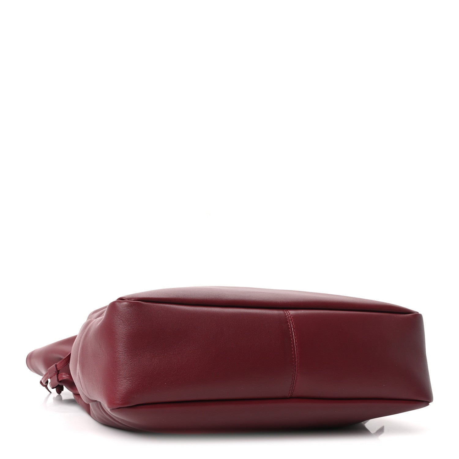 Lambskin Medium Jamie Shopping Tote Bordeaux — view 5