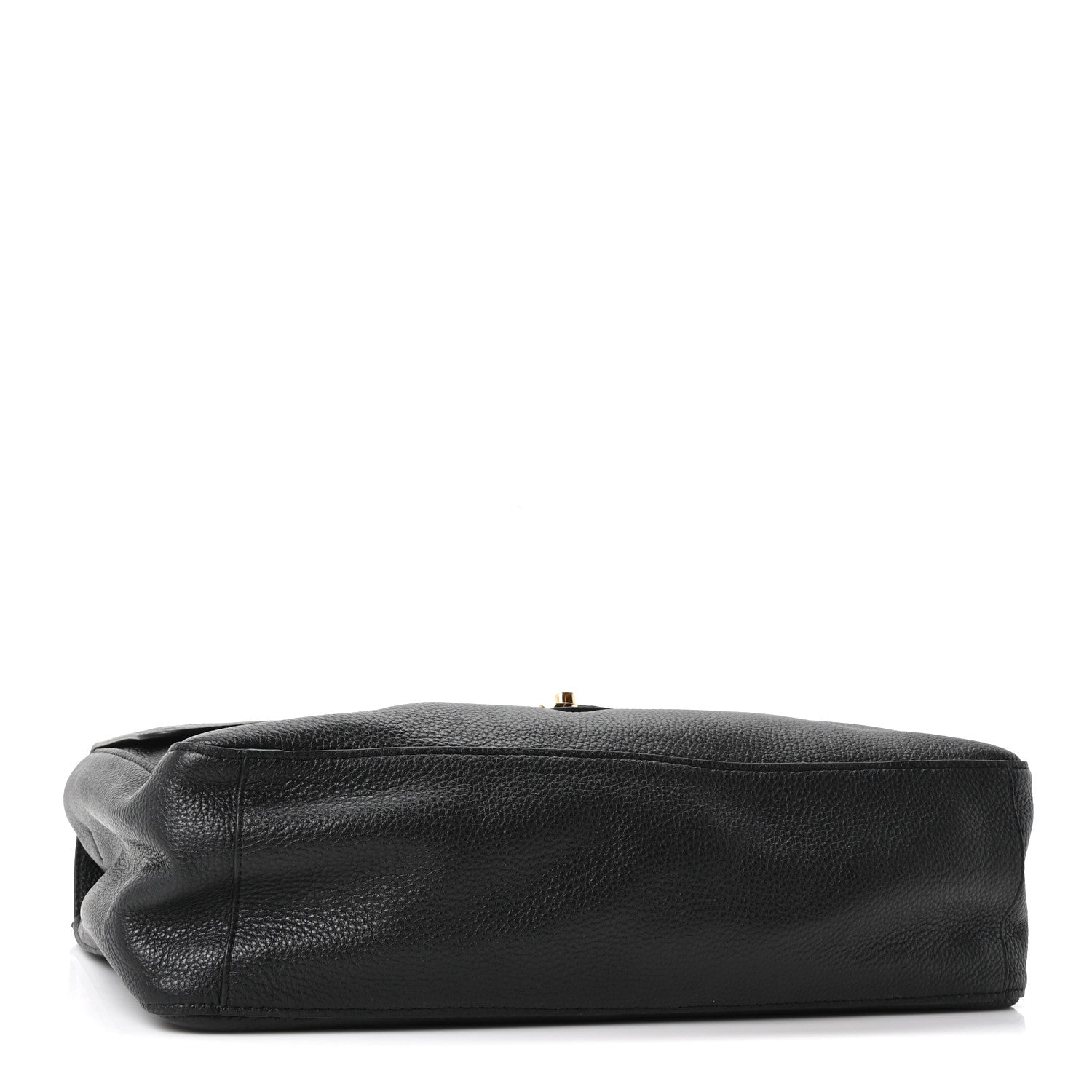 Grained Calfskin Souplissimo Maxi Flap Black — view 4