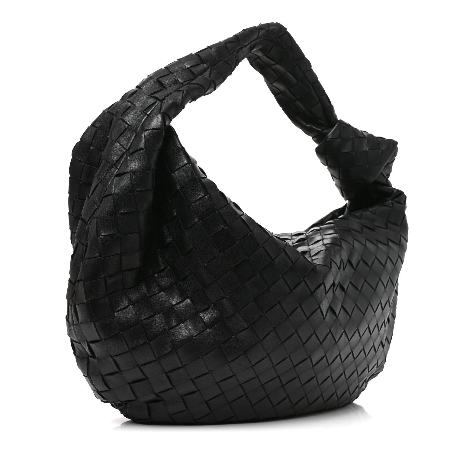 Nappa Intrecciato Small Jodie Black — view 3