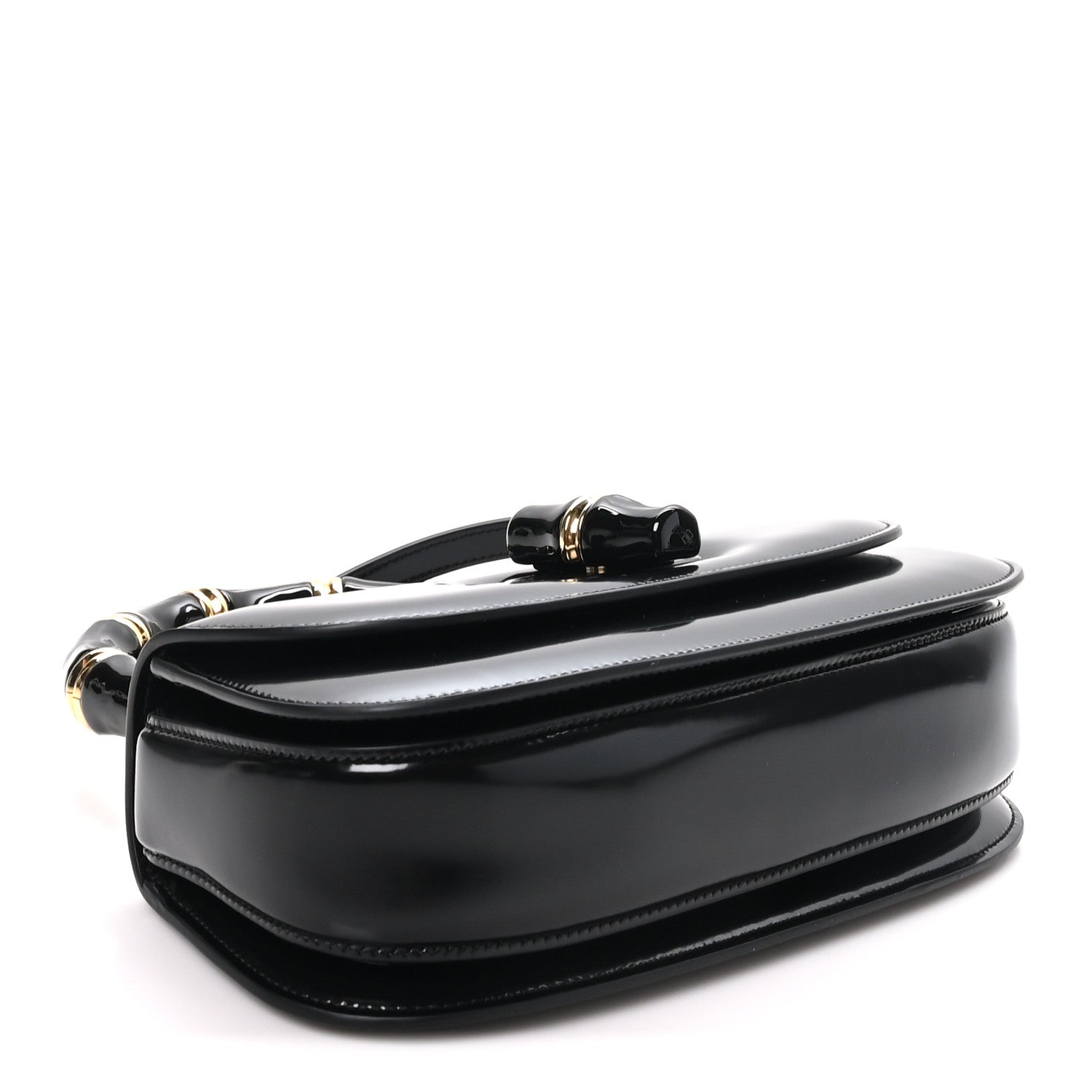 Shiny Polished Calfskin Medium Bamboo Luscious Green — view 4