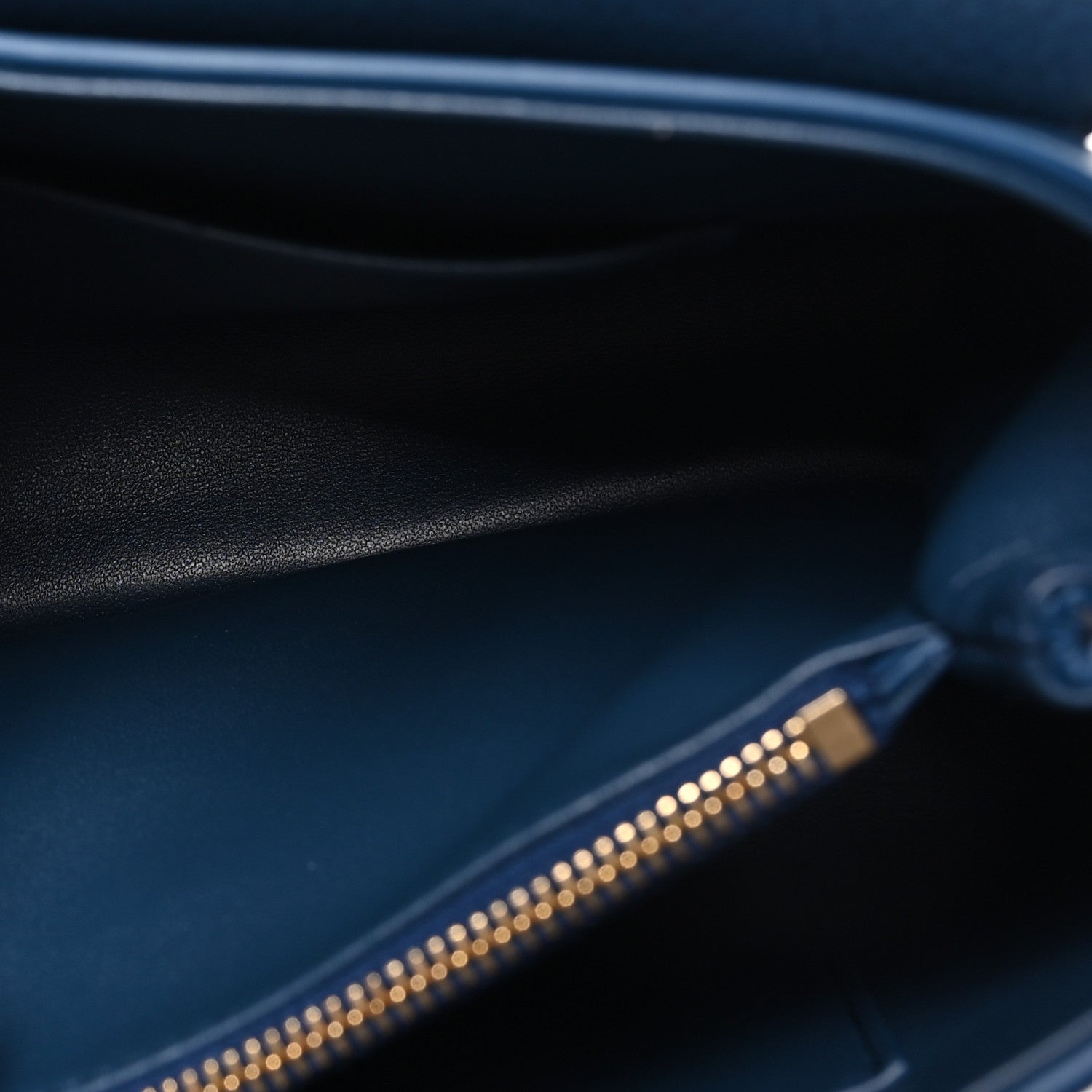 Supple Grained Calfskin Teen Nino Teal Blue — view 5