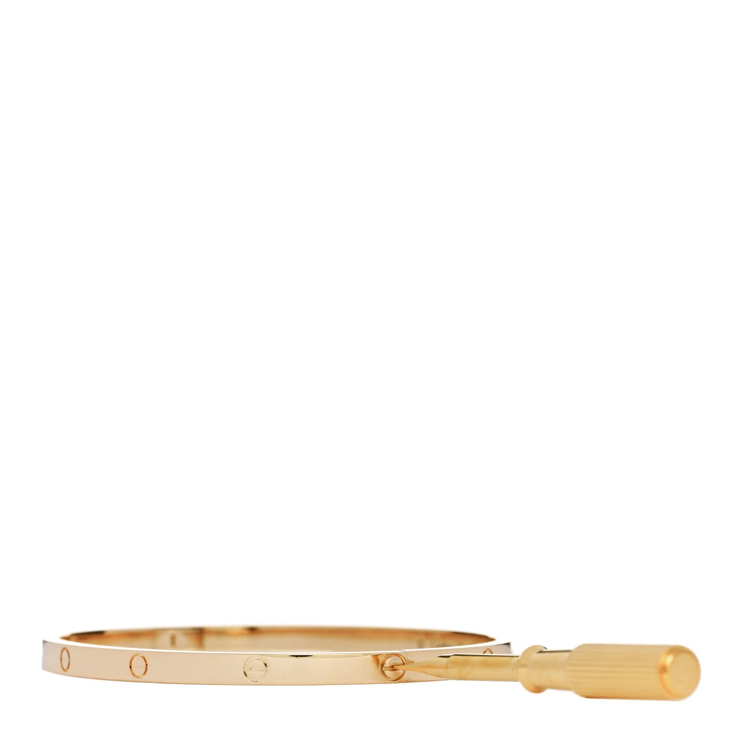 18K Yellow Gold Small LOVE Bracelet 18 — view 3