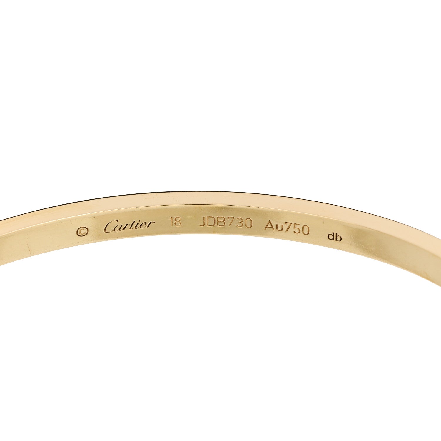 18K Yellow Gold Small LOVE Bracelet 18 — view 5