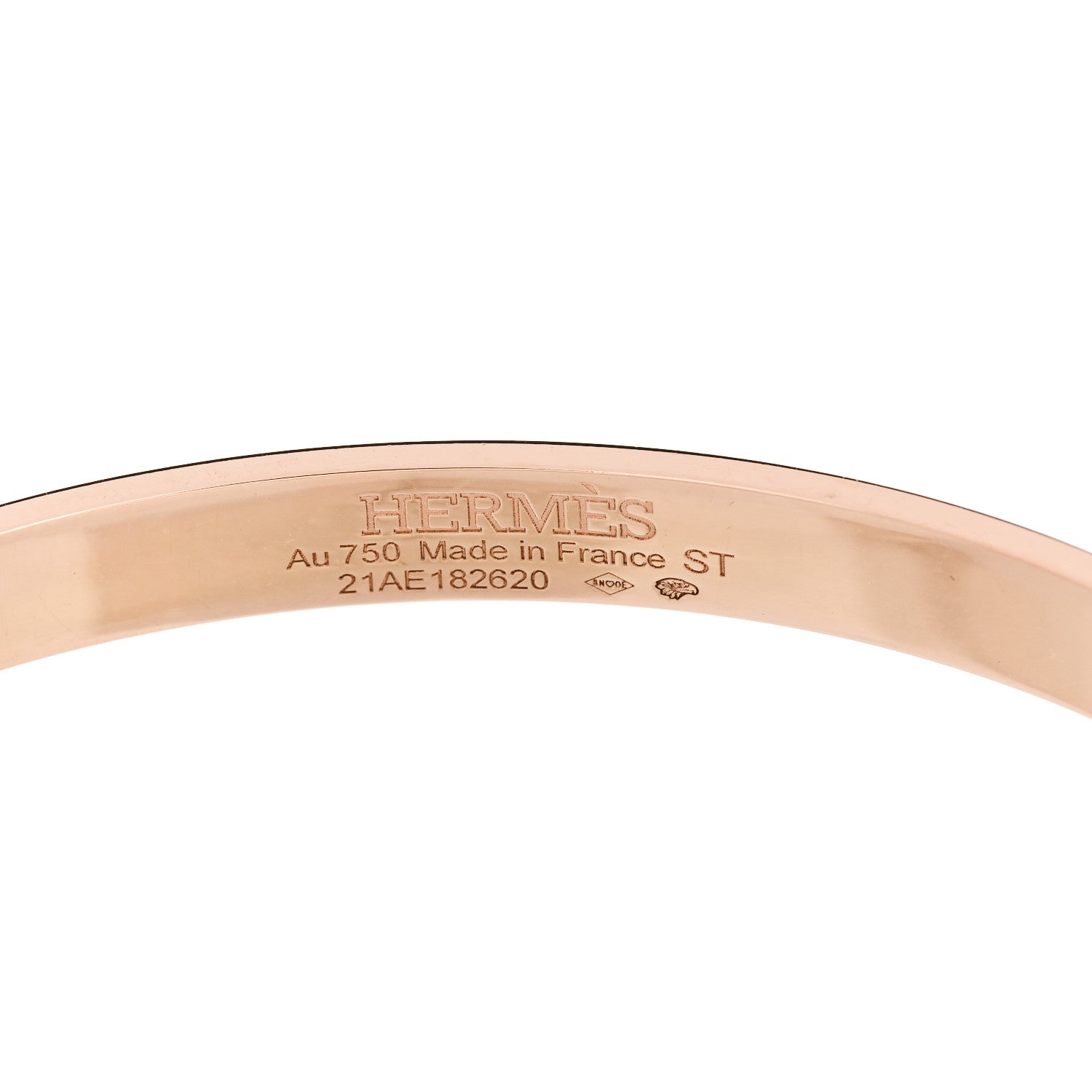 18K Rose Gold Diamond PM Kelly Pave Bracelet ST — view 3