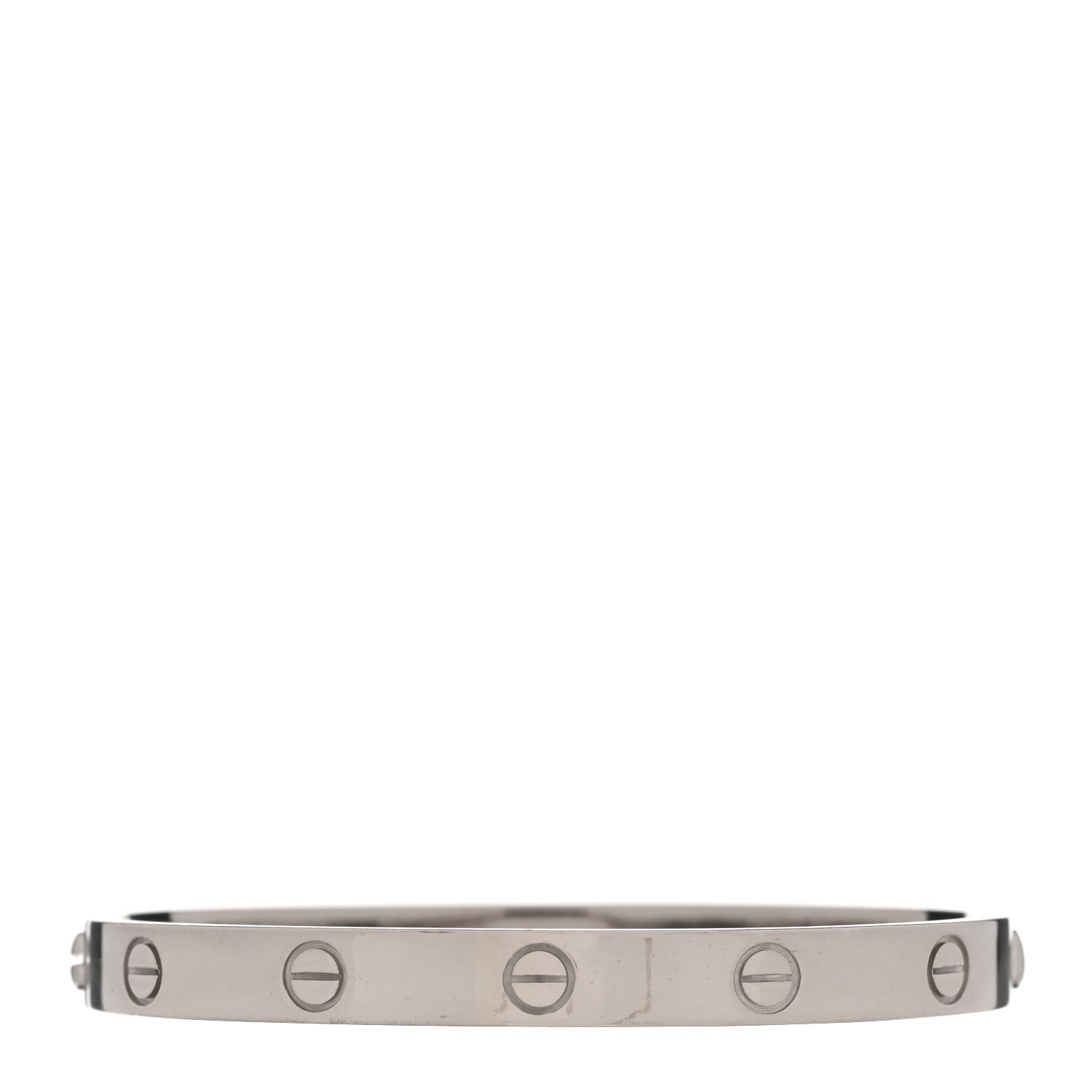 18K White Gold LOVE Bracelet 17 — view 2
