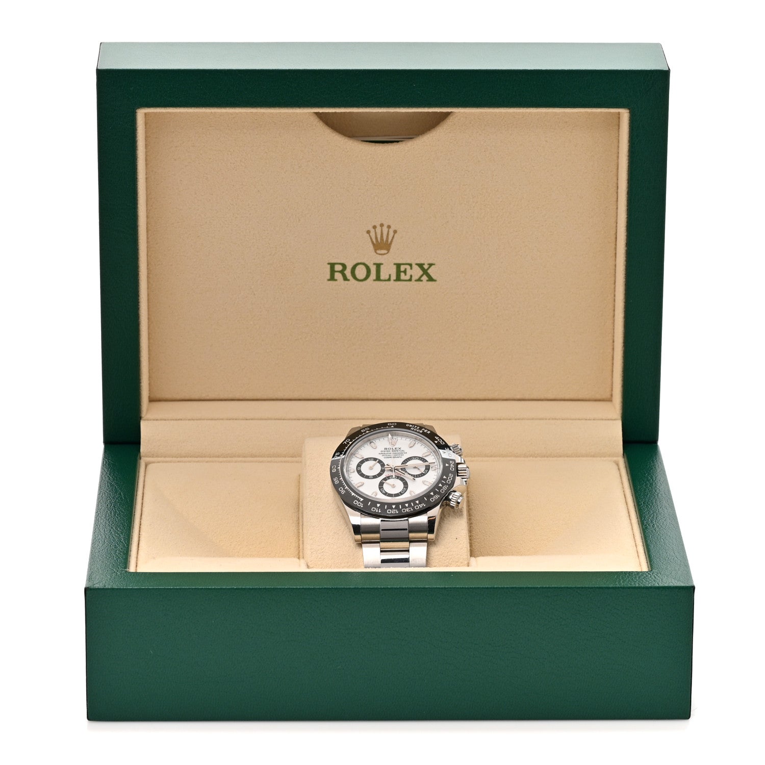 Stainless Steel 40mm Oyster Perpetual Cosmograph Daytona Panda Watch White 116500LN — view 5