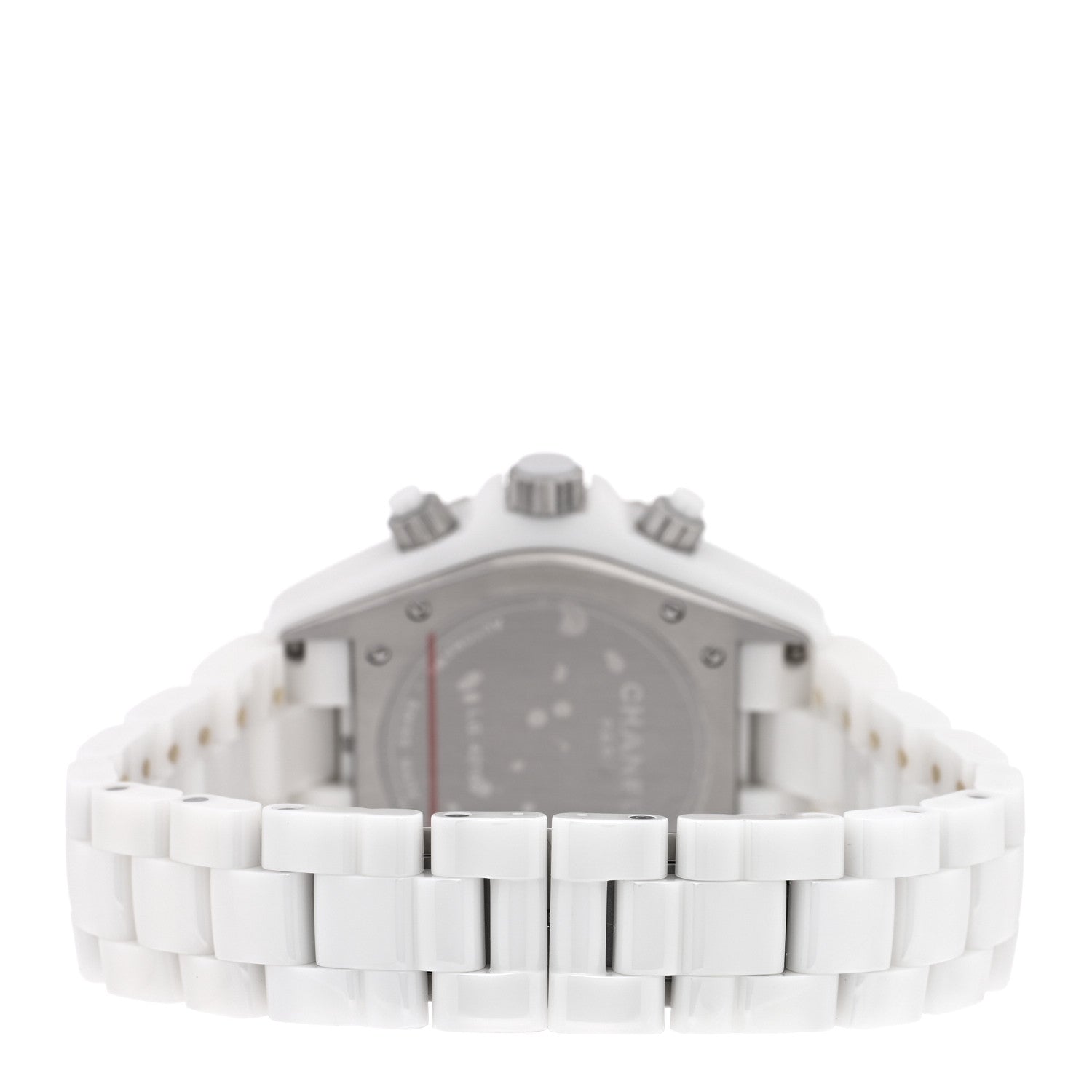 Stainless Steel Ceramic 41mm J12 Chronograph Automatic Watch White — view 3