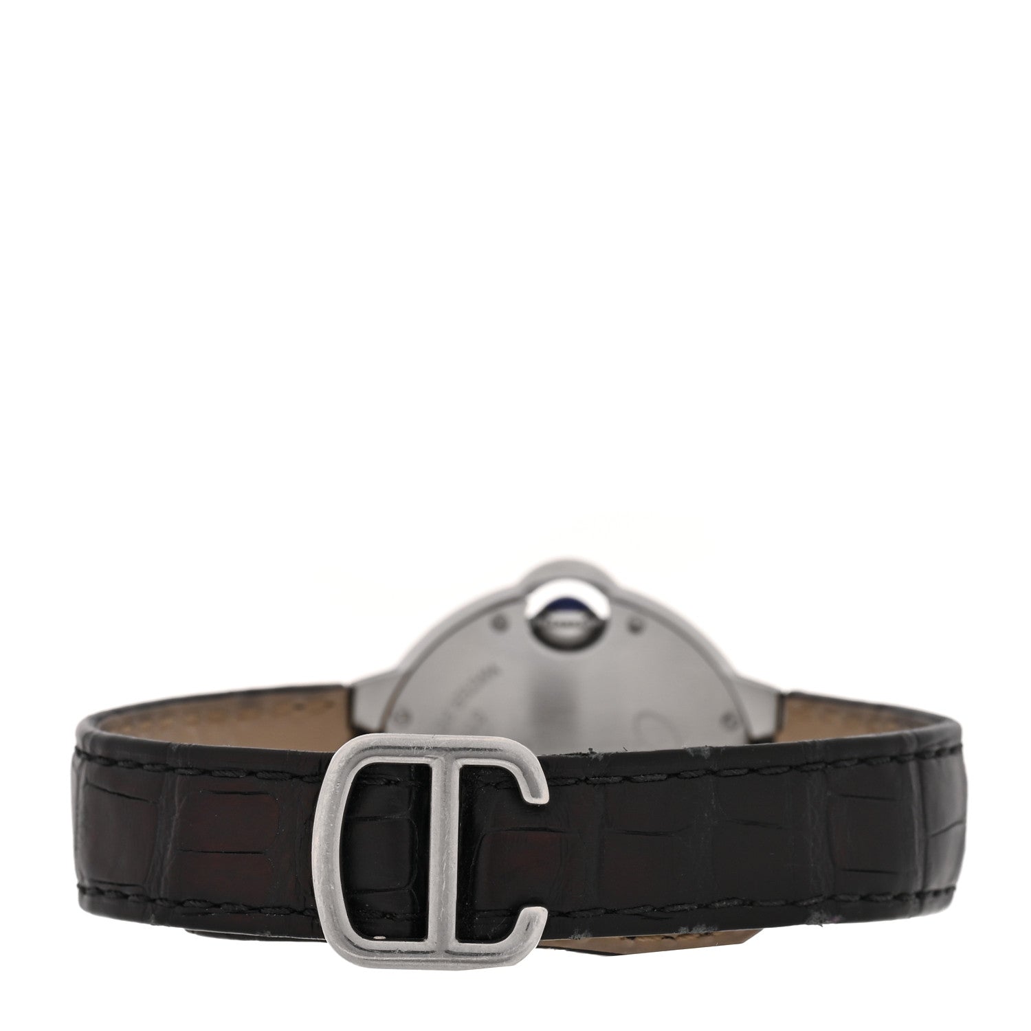 Stainless Steel Alligator 33mm Ballon Bleu De Cartier Automatic Watch — view 3