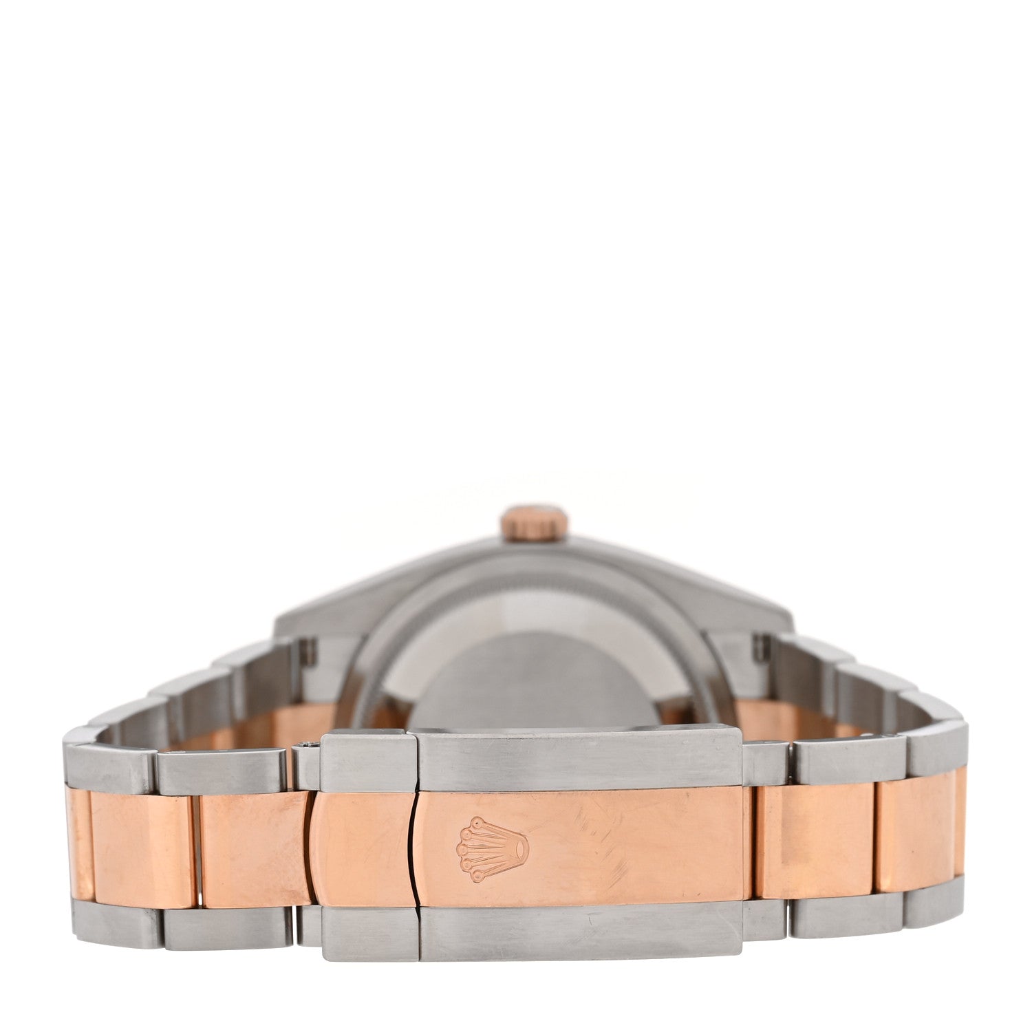Stainless Steel 18K Everose Gold 36mm Oyster Perpetual Datejust Watch Slate 126231 — view 3