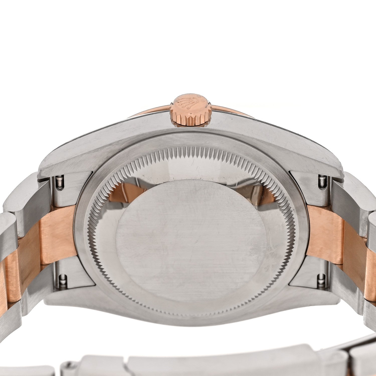 Stainless Steel 18K Everose Gold 36mm Oyster Perpetual Datejust Watch Slate 126231 — view 4