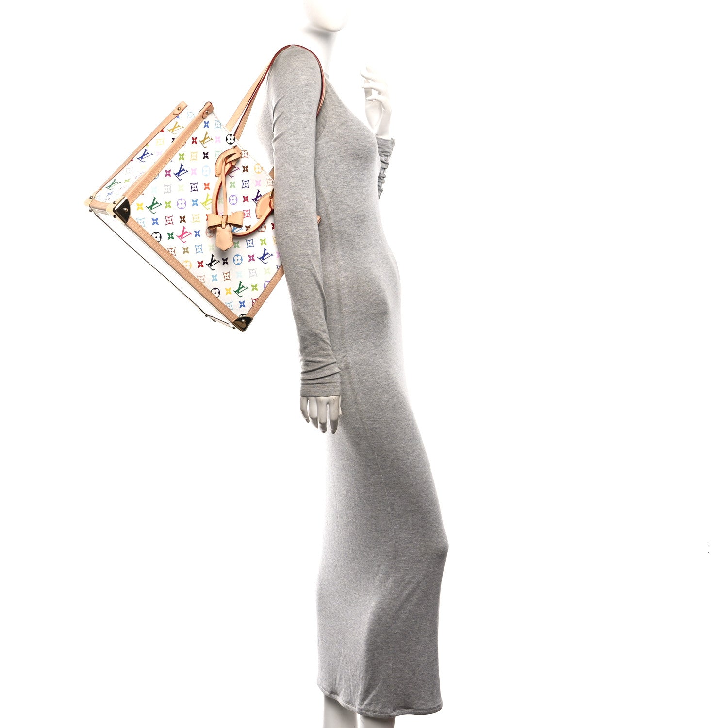 LV X TM Monogram Multicolor Onthego MM White — view 2
