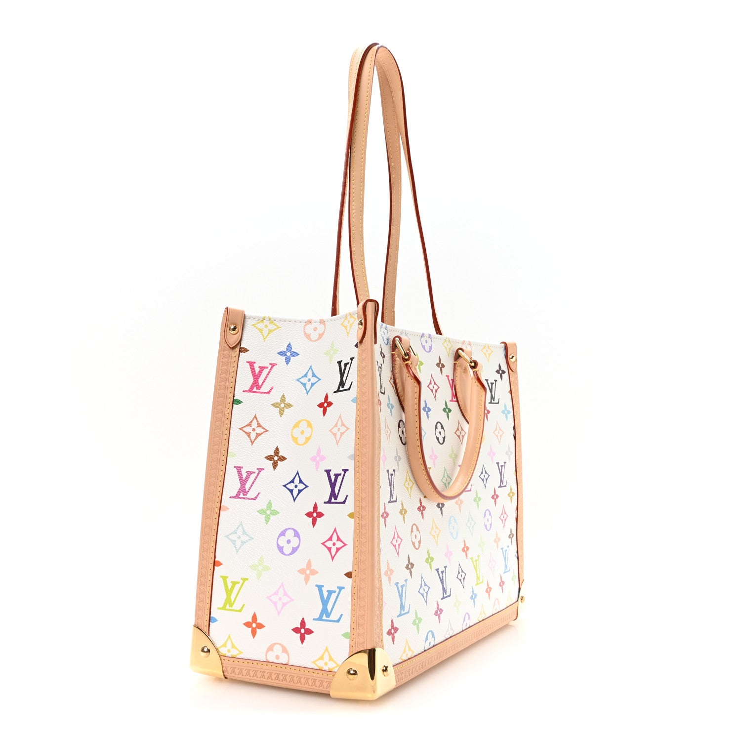 LV X TM Monogram Multicolor Onthego MM White — view 3