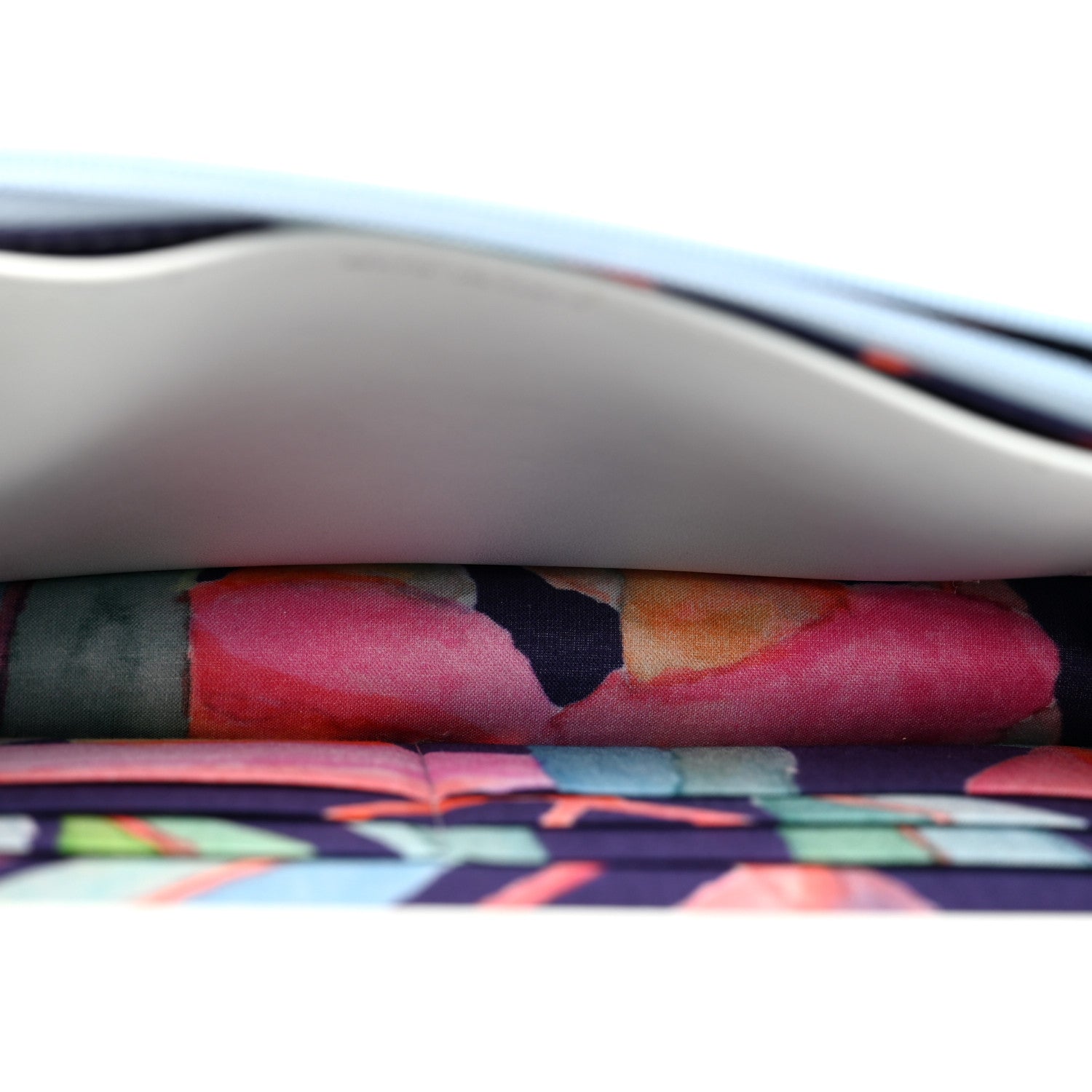 Canvas Quilted Jungle Jeans Wallet on Chain WOC Multicolor — view 5